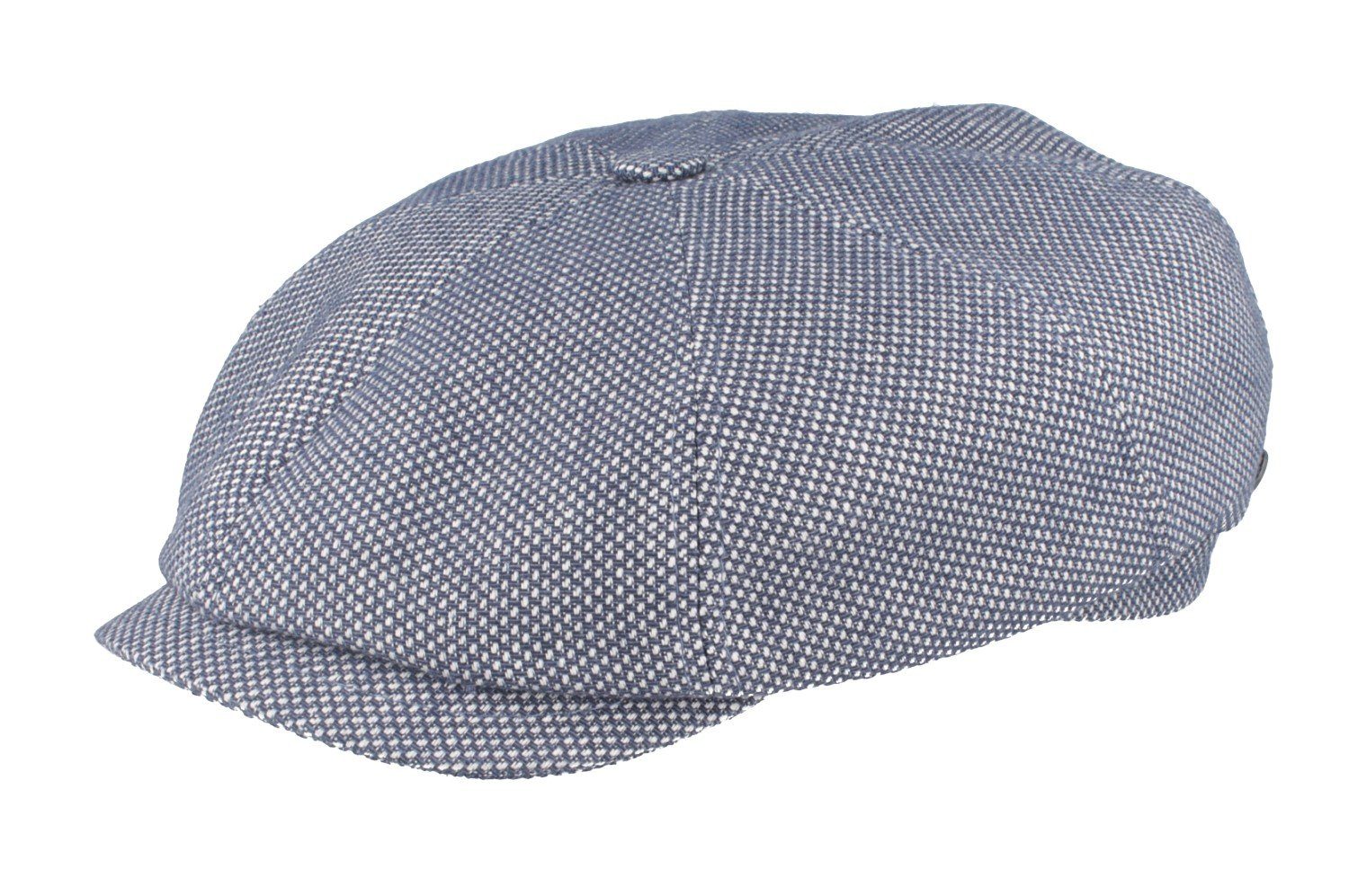 bugatti Schiebermütze 8-teilige Flatcap mit 100%baumwollfutter aus Italien