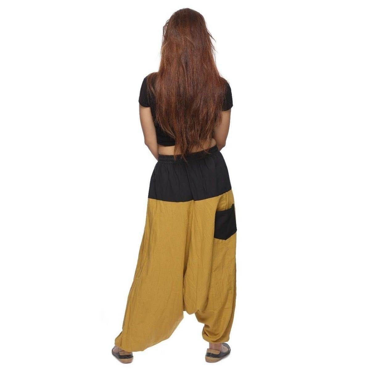 SIMANDRA Haremshose Simandra Damen Freizeithose (1-tlg., mit Bindeband) Aladinhose Goa