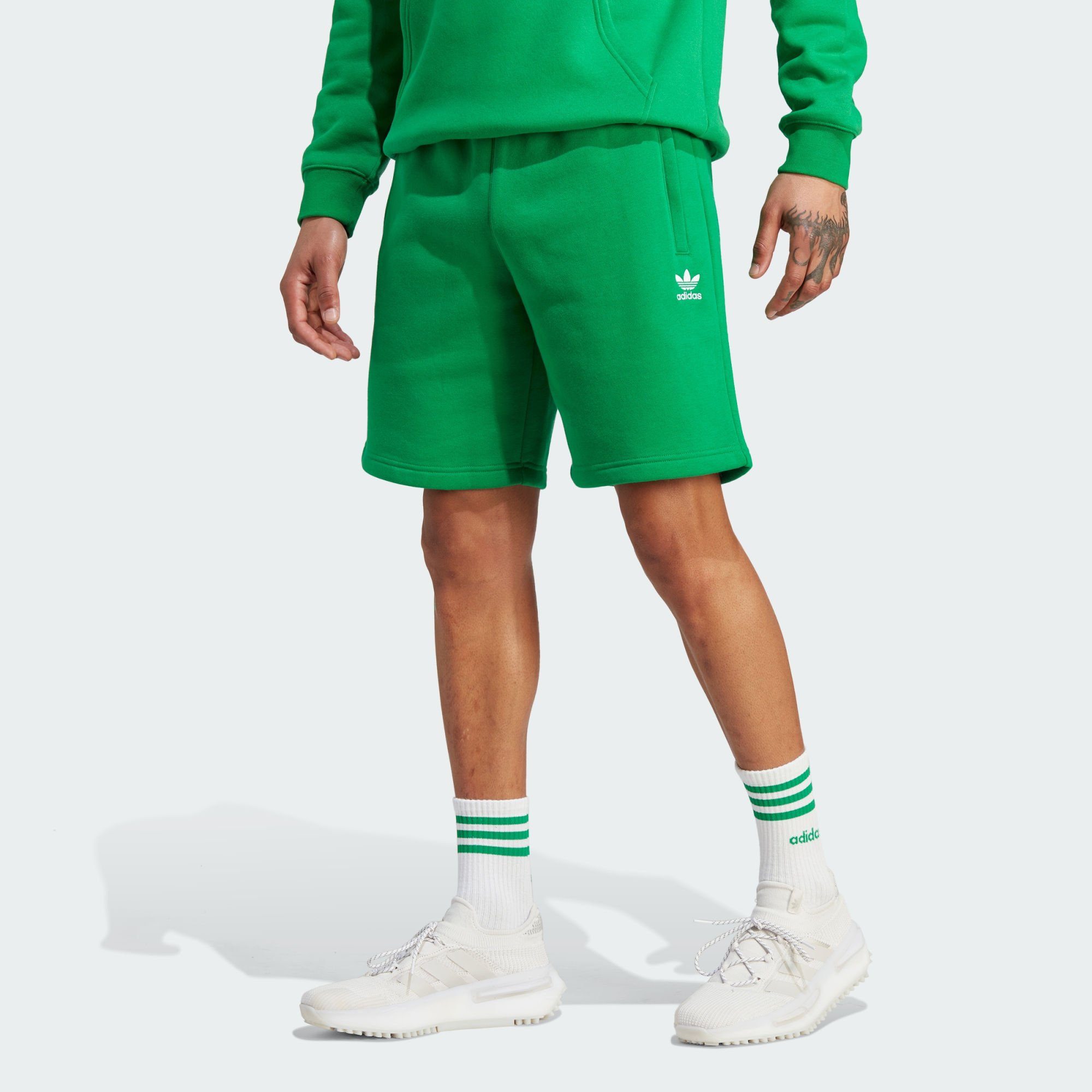 adidas Originals Funktionsshorts TREFOIL ESSENTIALS SHORTS Green | Sportshorts