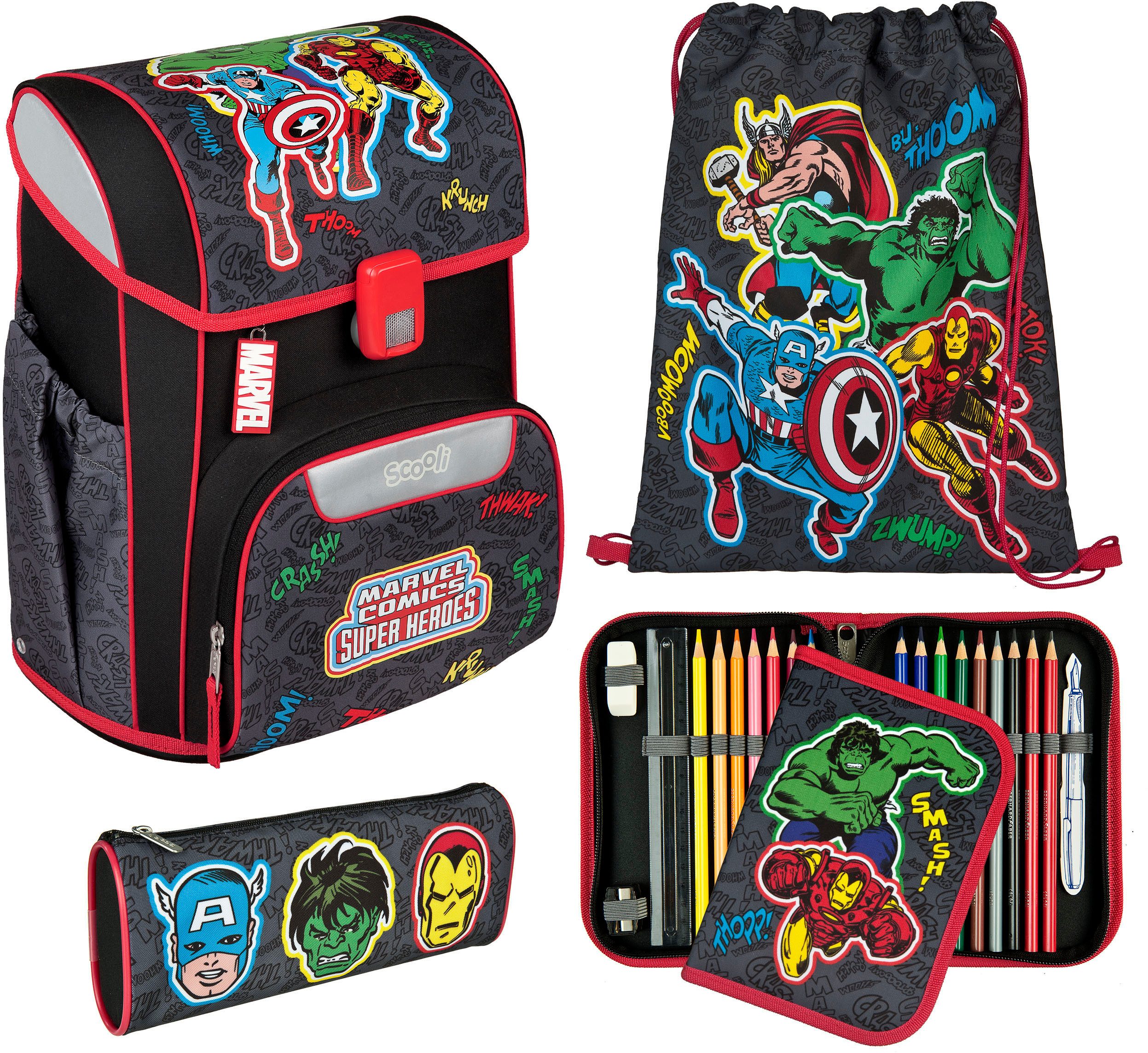 Scooli Schulranzen Easy Start (Set, 5-tlg)