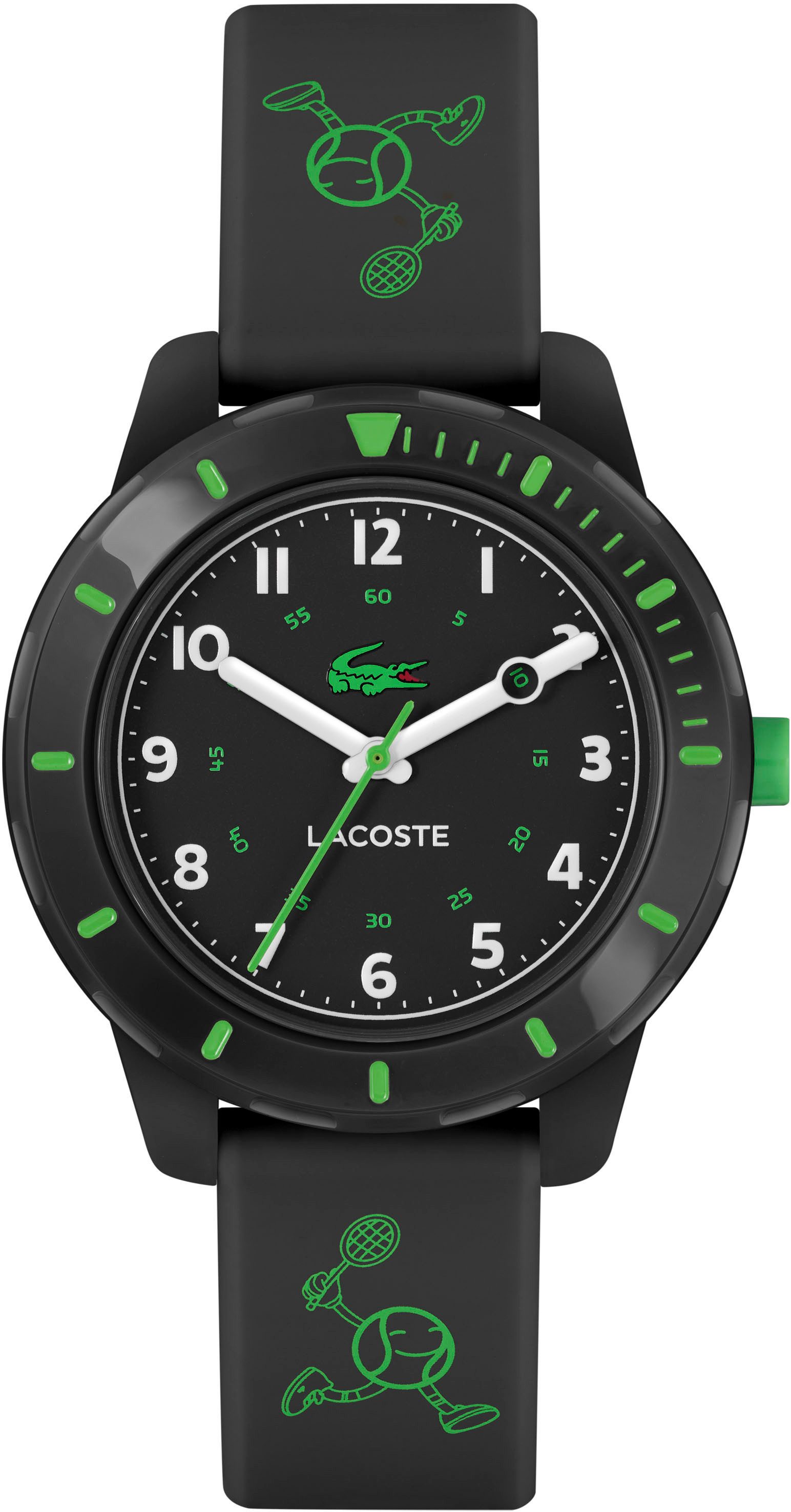 Lacoste Quarzuhr MINI TENNIS 2030061, Armbanduhr, Kinderuhr, analog, Silikonarmband, Geschenkidee