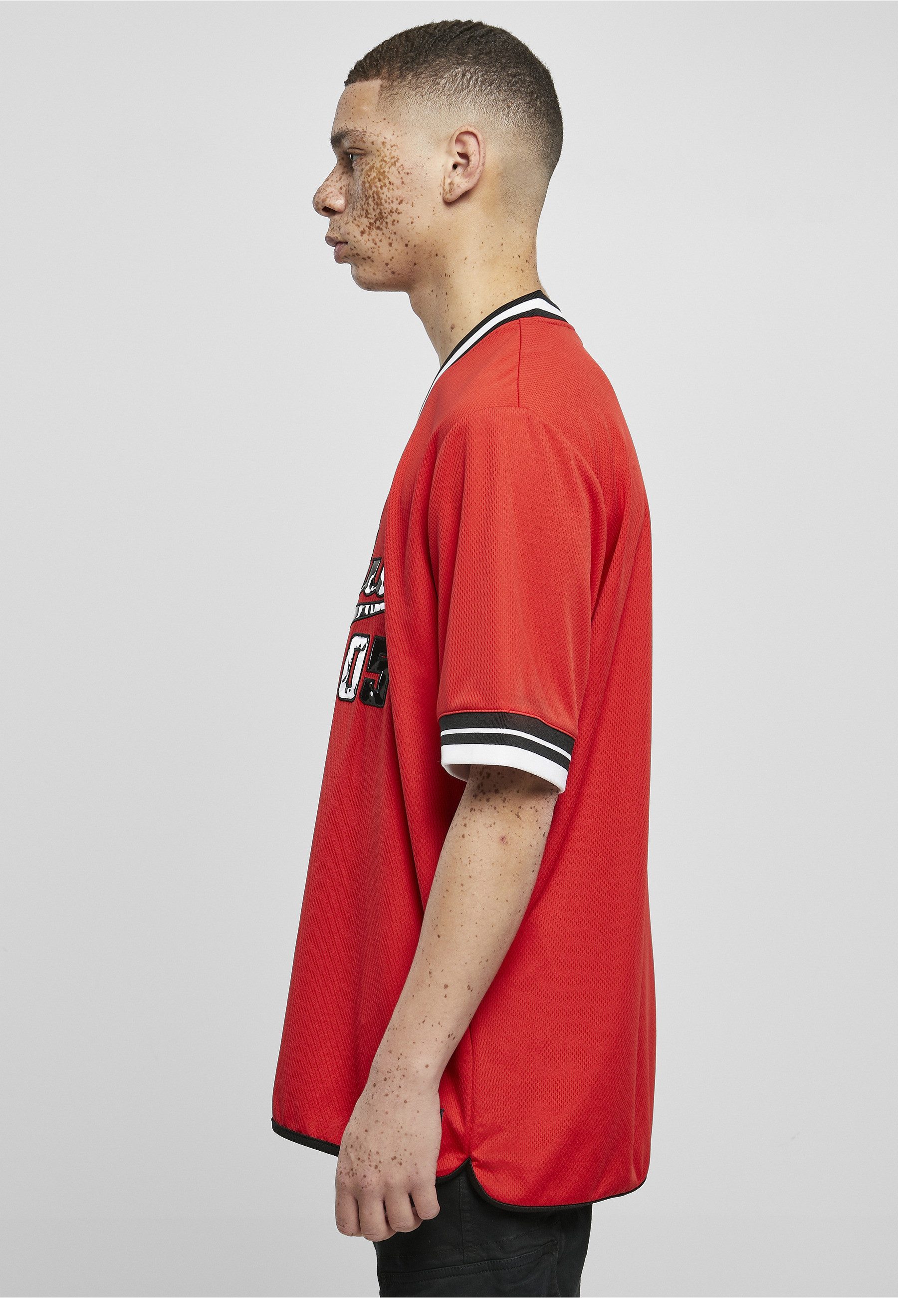 Fubu Netzshirt Fubu Herren FM231-011-2 FUBU Varsity Lacquered Mesh Tee (1-tlg)