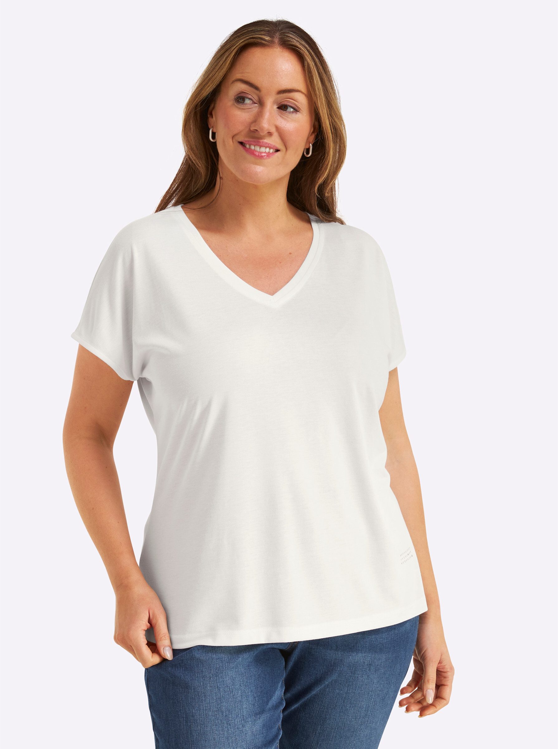 Sheego T-Shirt Halbarmshirt Kurzarm günstig online kaufen
