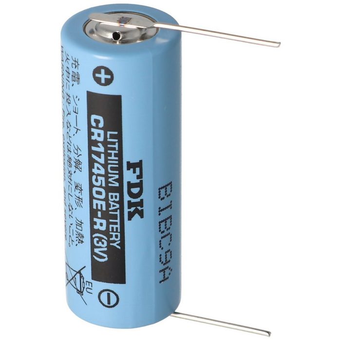 Sanyo Sanyo Lithium Batterie CR17450E-R Size A Lötdraht Batterie (3 V)