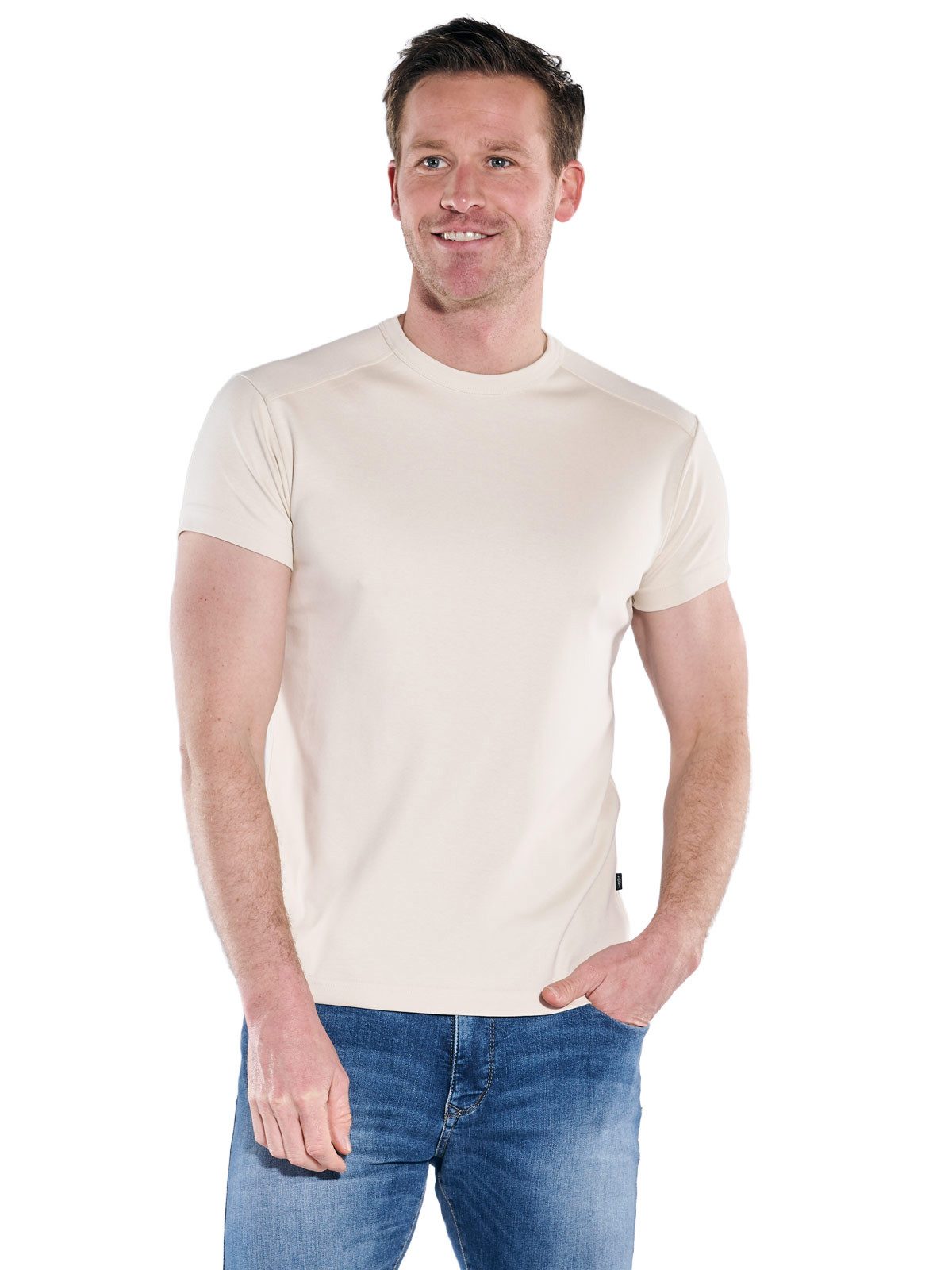 Engbers T-Shirt engbers Herren T-Shirt "My Favorite" organic, Beige
