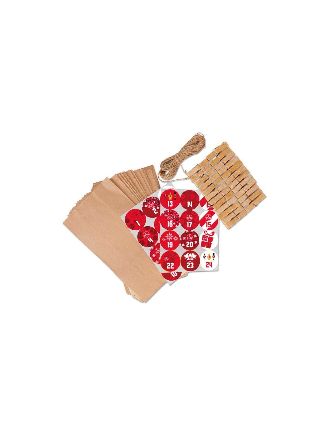 VertriebsArena GmbH Christbaumschmuck 1. FC Nürnberg Adventskalender Tüten leer