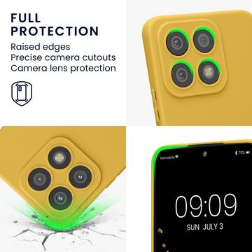 kwmobile Handyhülle Hülle für Honor X8a, Backcover Silikon - Soft Handyhülle - Handy Case in Strahlend Gelb