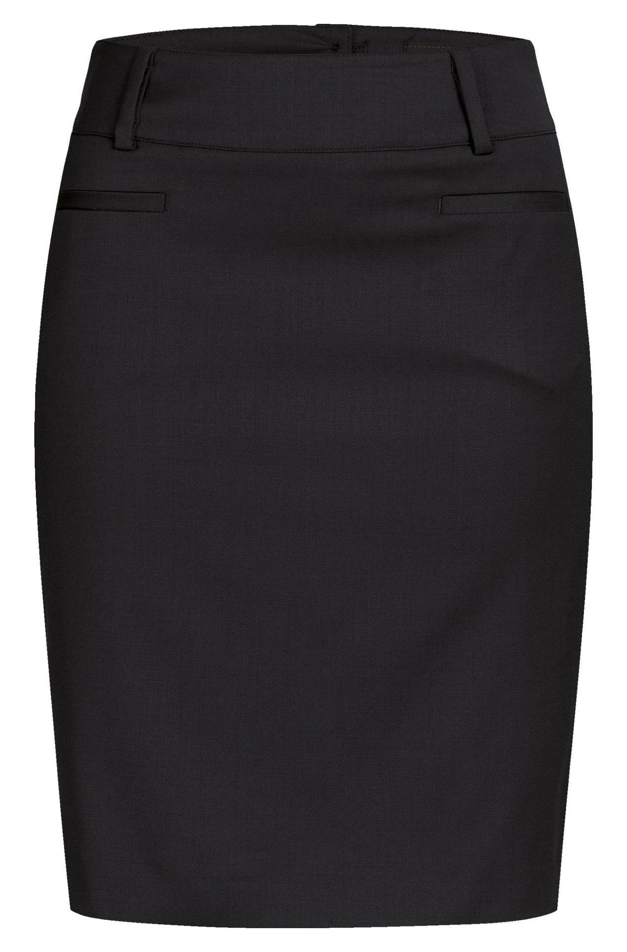 Bleistiftrock Greiff Modern WITH 37.5® Damen Stiftrock Regular-Fit Schwarz