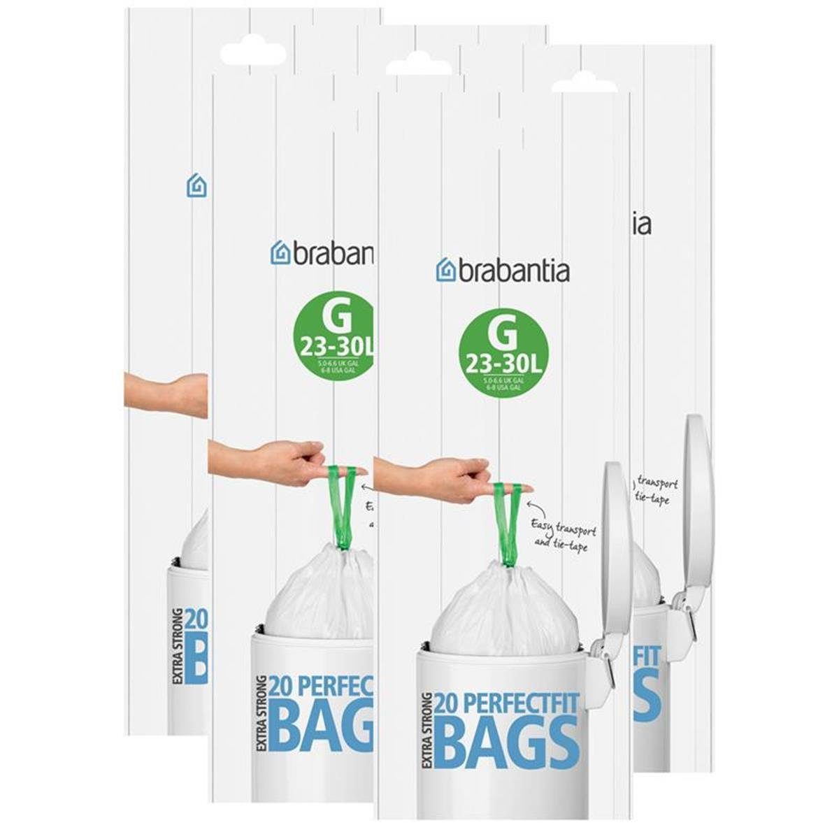 Brabantia Müllbeutel Brabantia Müllbeutel Smartfix (G) 2330 Liter, 20