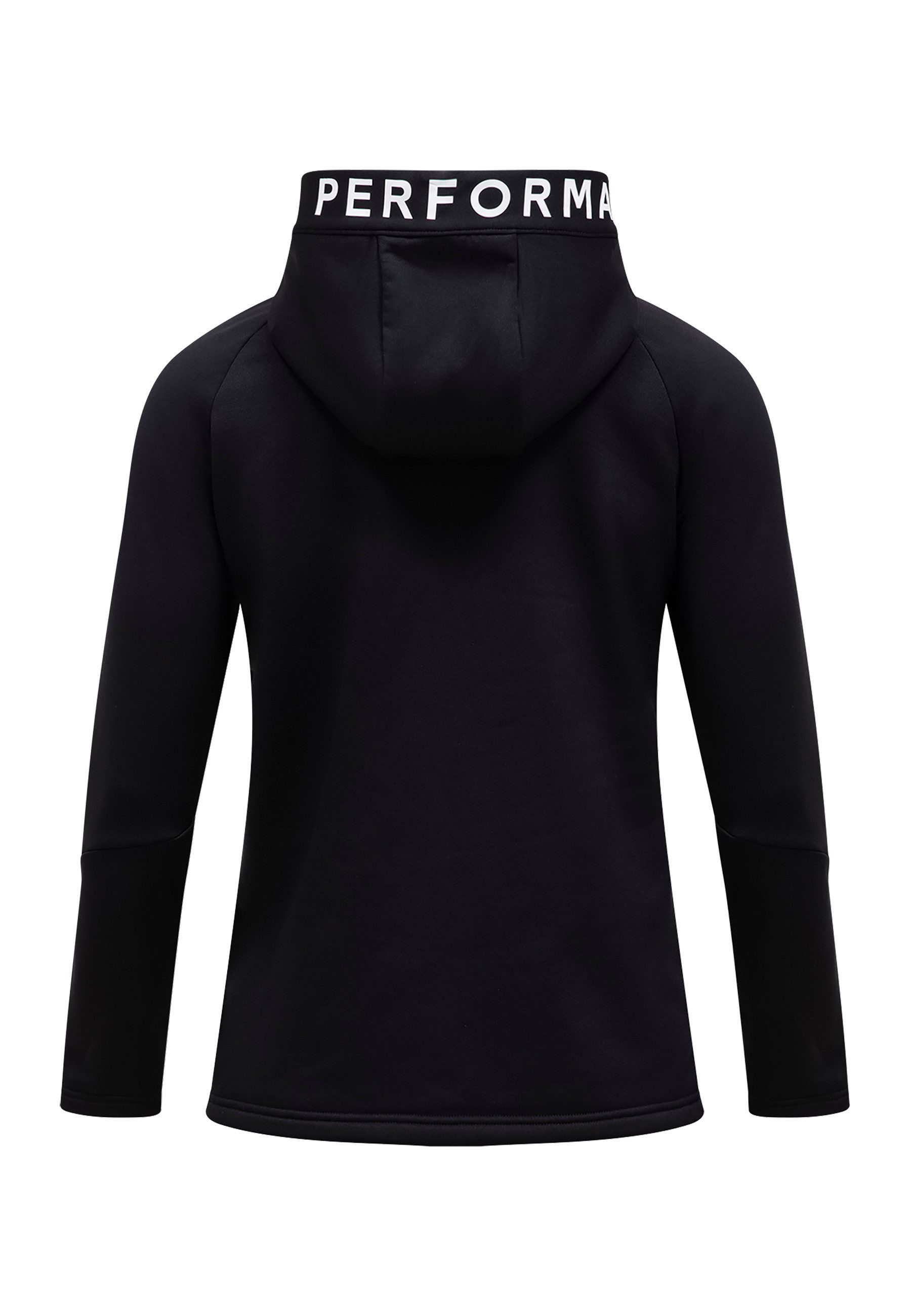 Peak Performance Fleecejacke W Rider Zip Hood mit Label-Applikationen