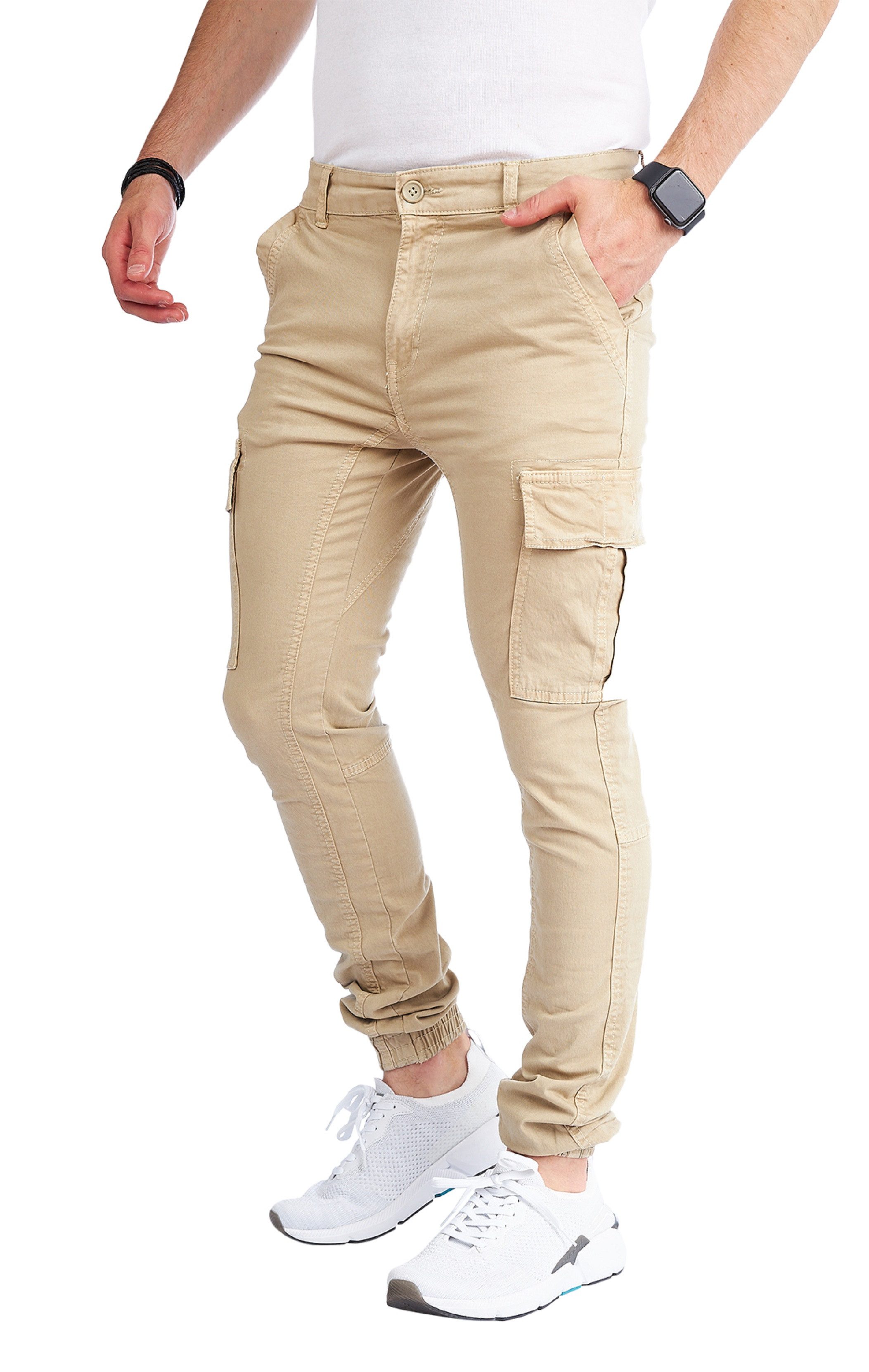 Styleko Cargohose Slim fit Cargohose Herren günstig online kaufen