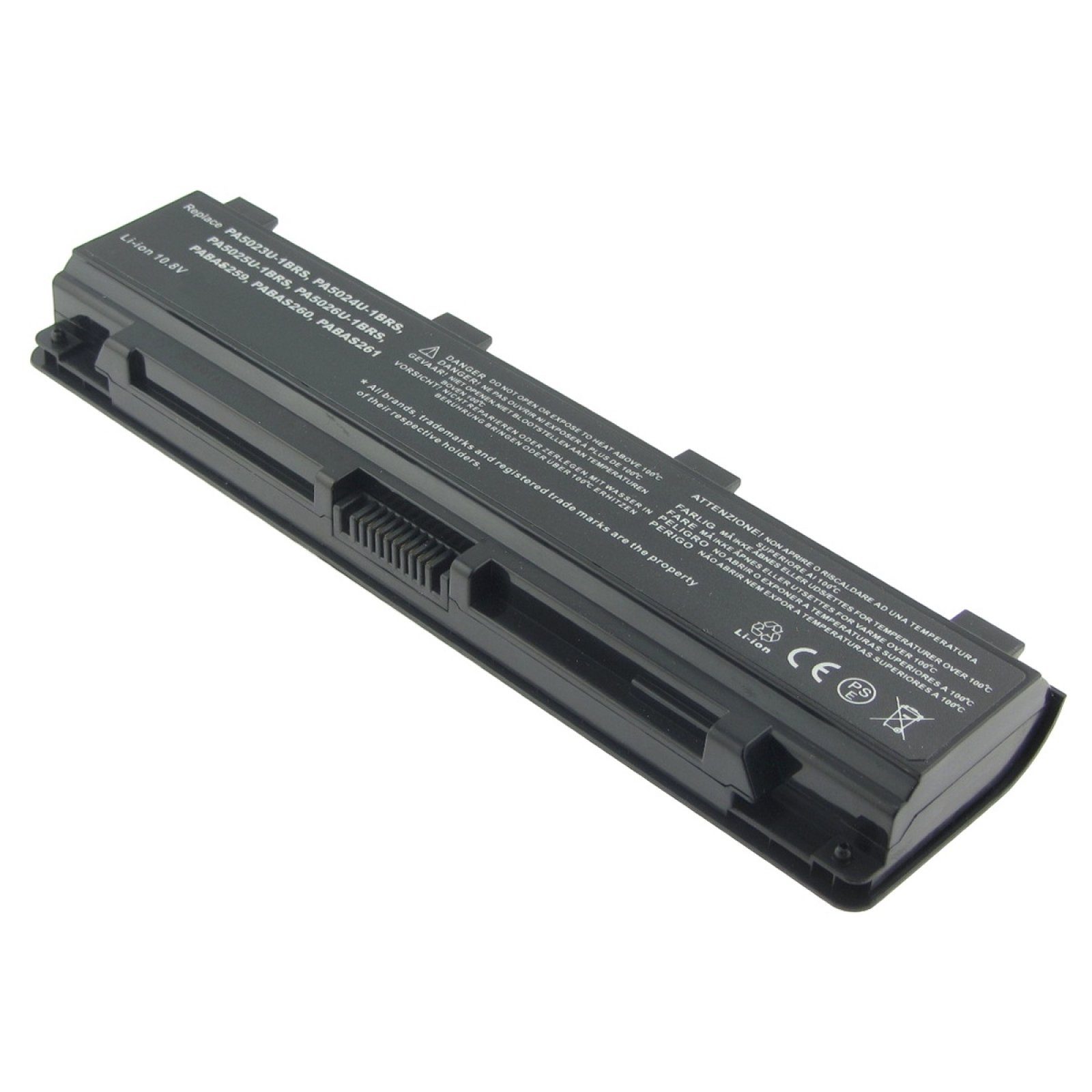 Zellen, Zellen, PA5024U-1BRS, Lithium-Ionen Wh, Akku MTXtec LiIon, 48 (LiIon) für 6 6 TOSHIBA 10.8V, Laptop-Akku, 4400mAh