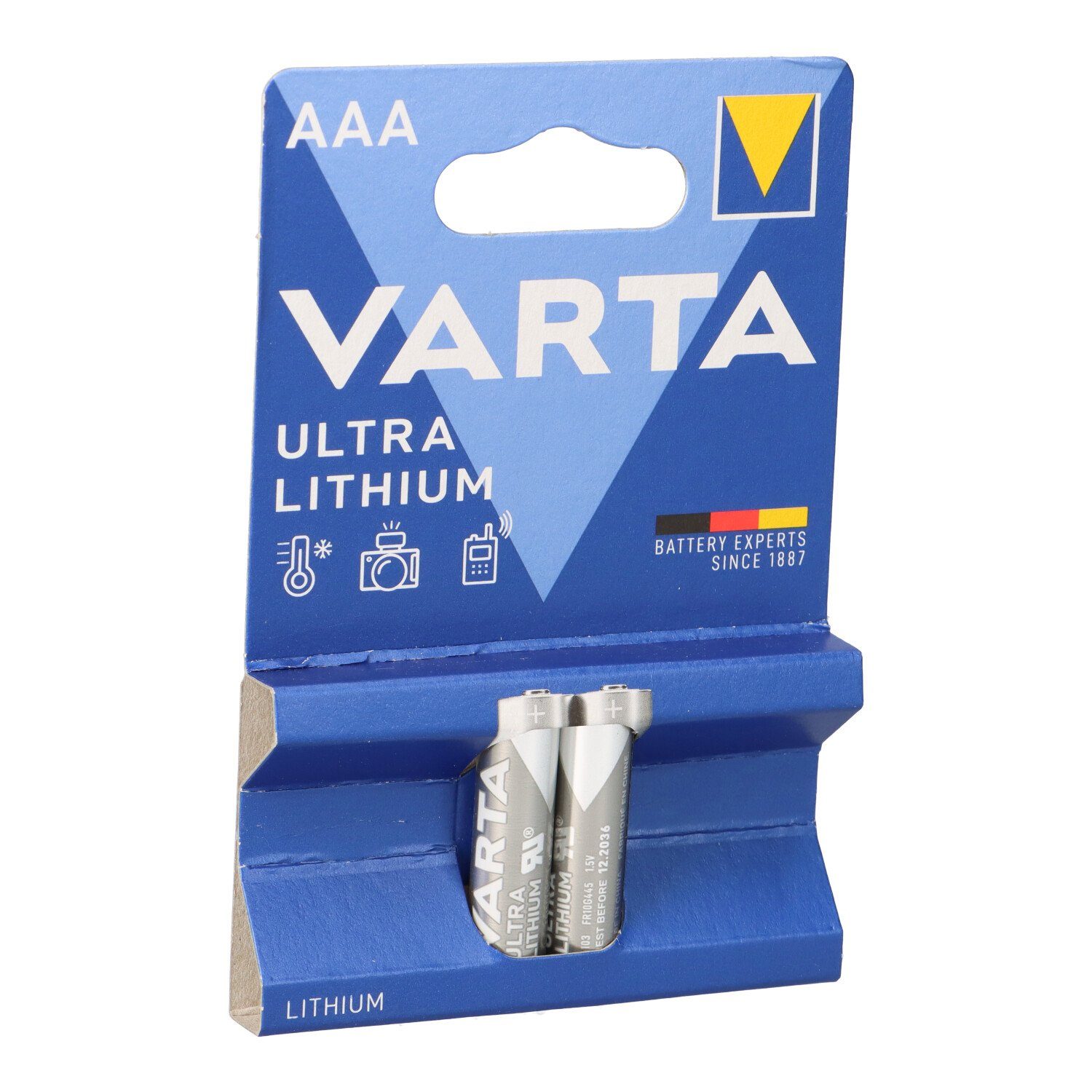 VARTA Varta Professional Lithium Micro Batterie 2er Blister AAA Batterie