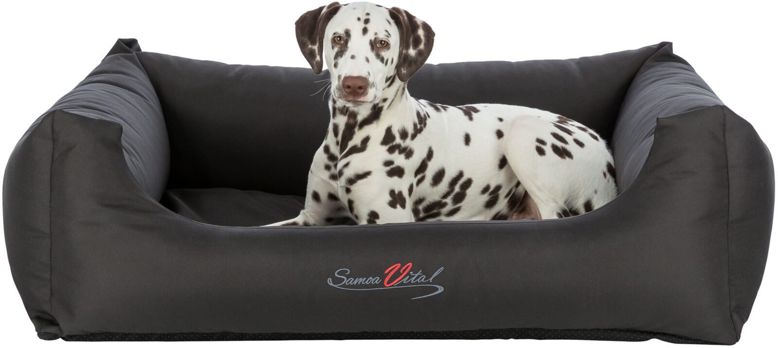 TRIXIE Hundebett Bett Samoa Vital - schwarz - 65 × 50 cm