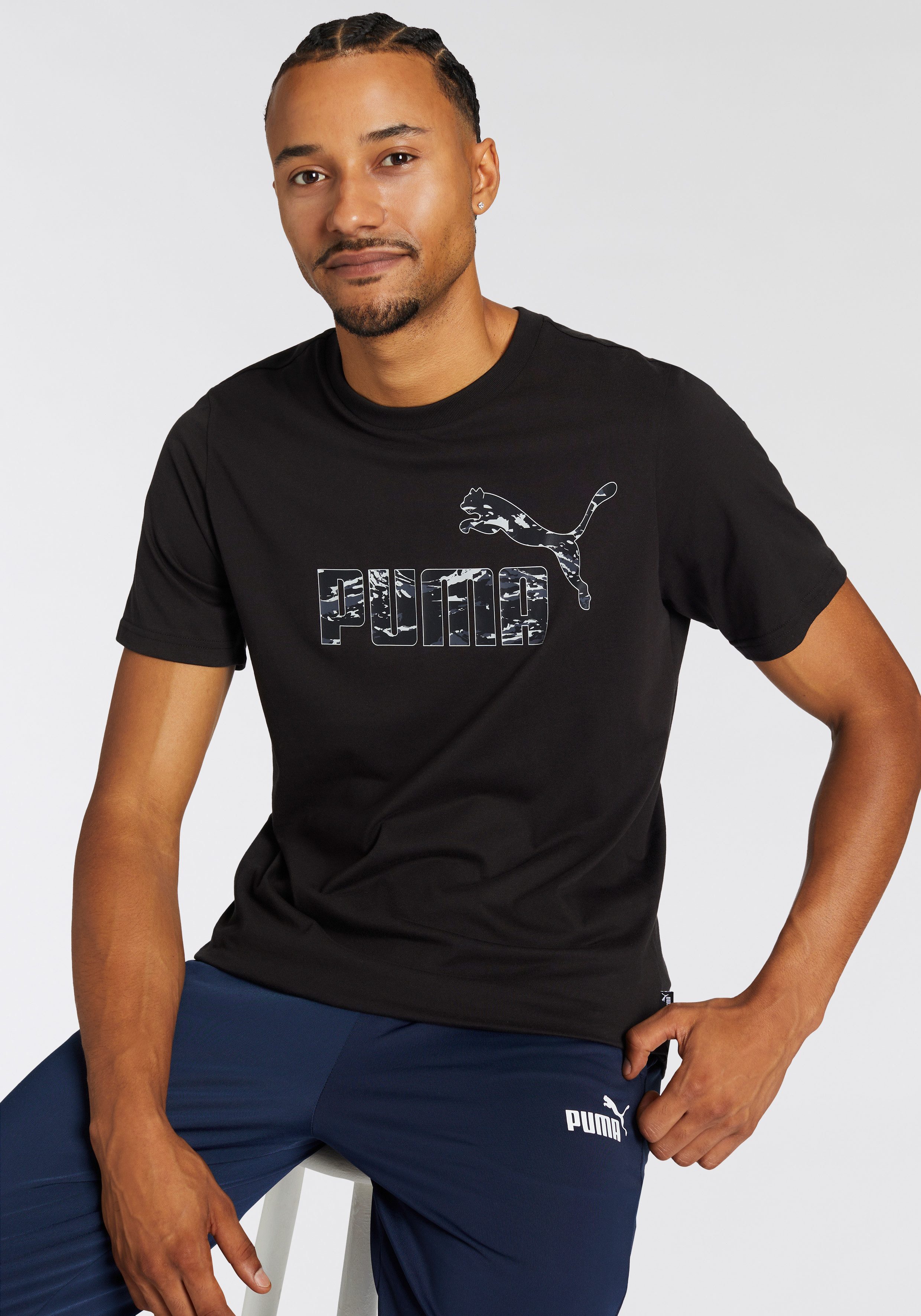 PUMA T-Shirt ESS+ CAMO GRAPHIC TEE günstig online kaufen