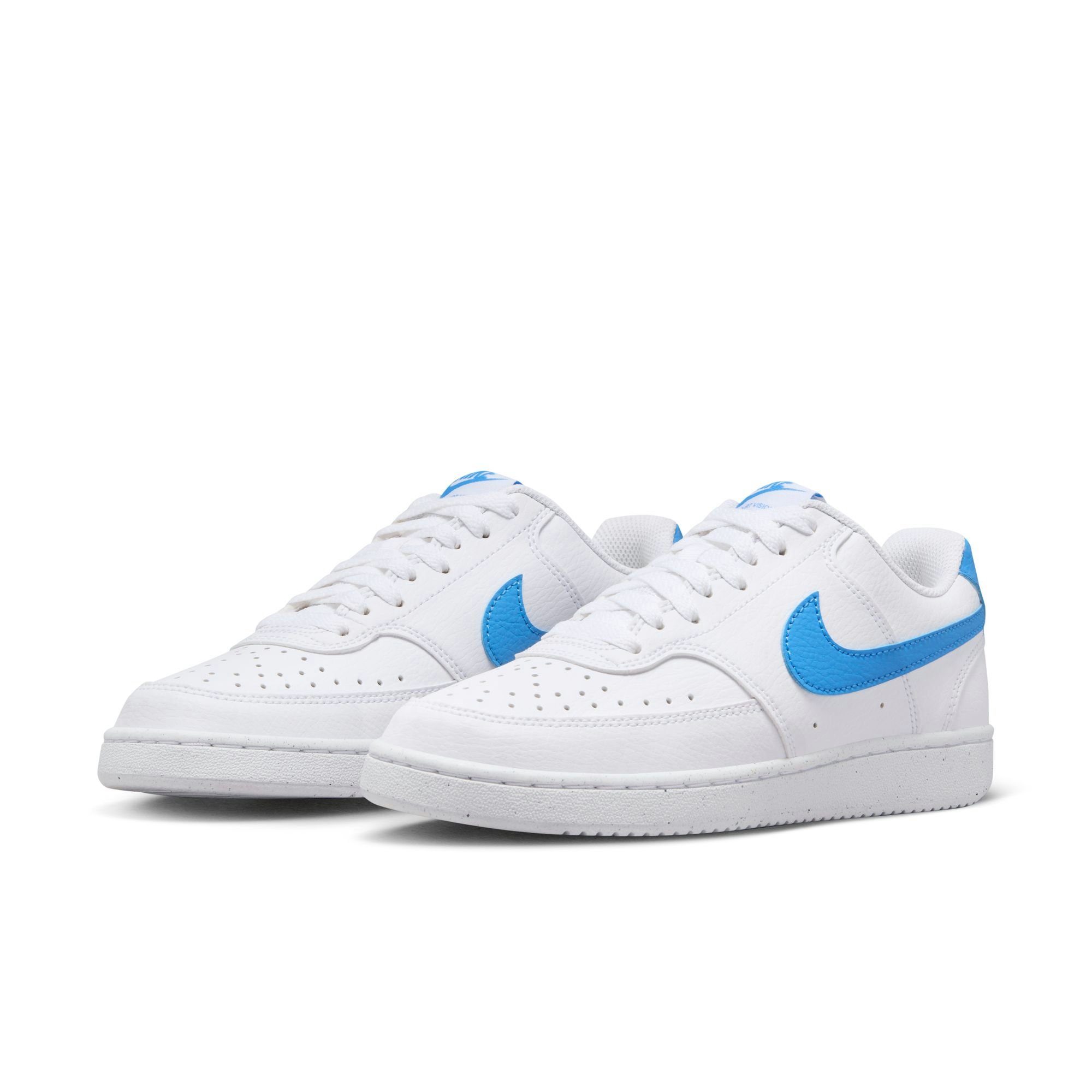 Nike Sportswear Court Vision Low Next Nature Sneaker weiß-blau