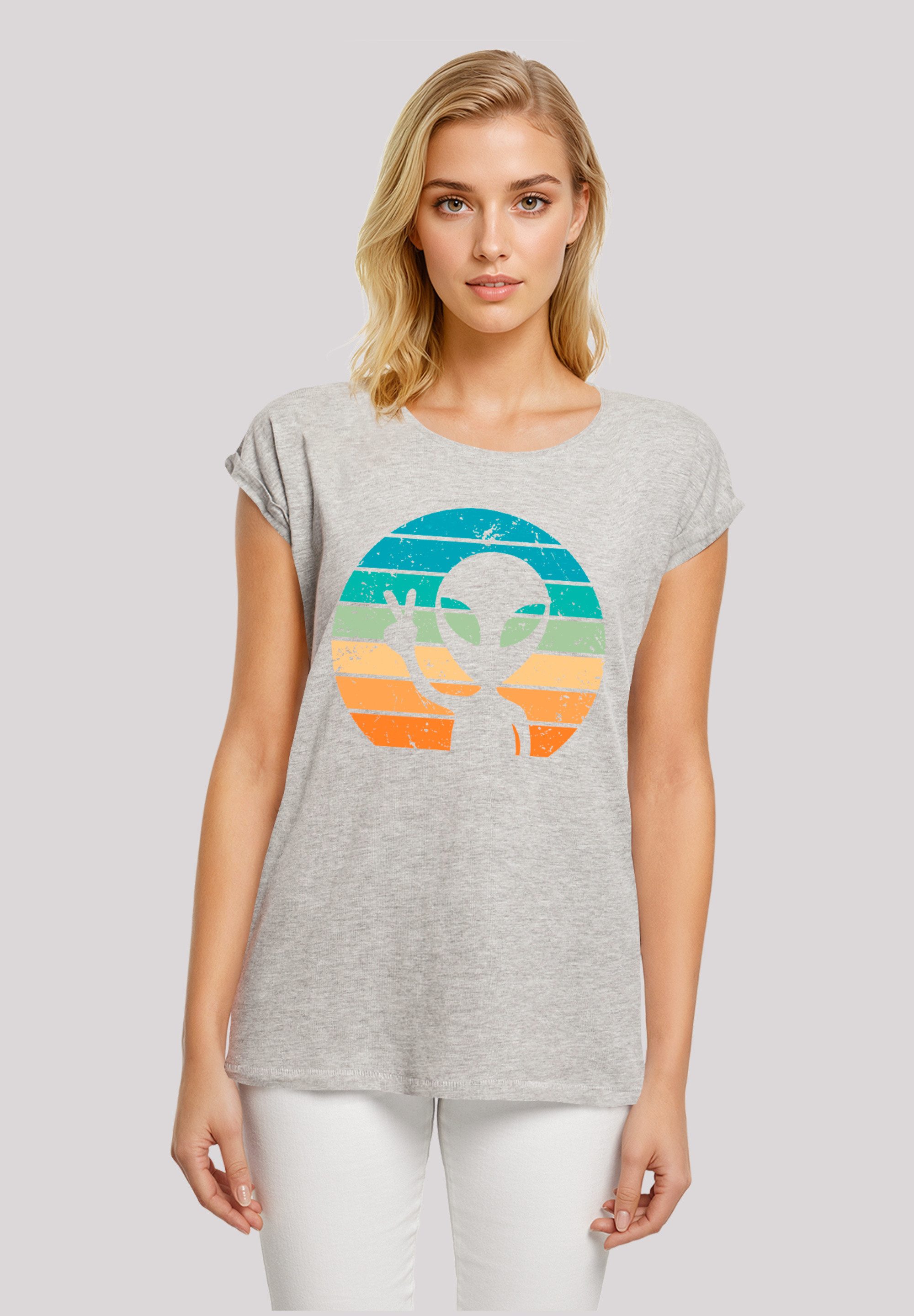 F4NT4STIC T-Shirt Alien Piece Sonnenuntergang Premium günstig online kaufen