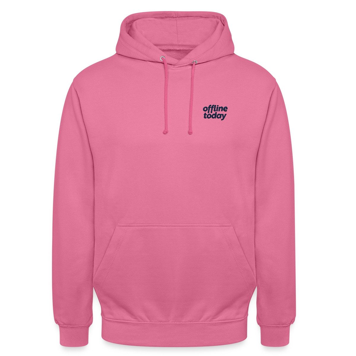 Spreadshirt Hoodie Stickmotiv Offline Today Heute Offline Unisex Hoodie (1-tlg)