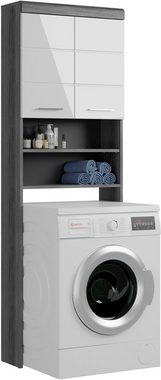 INOSIGN Waschmaschinenumbauschrank Siena Badmöbel Badschrank, Waschmaschine, 2 Türen, Breite 63 cm