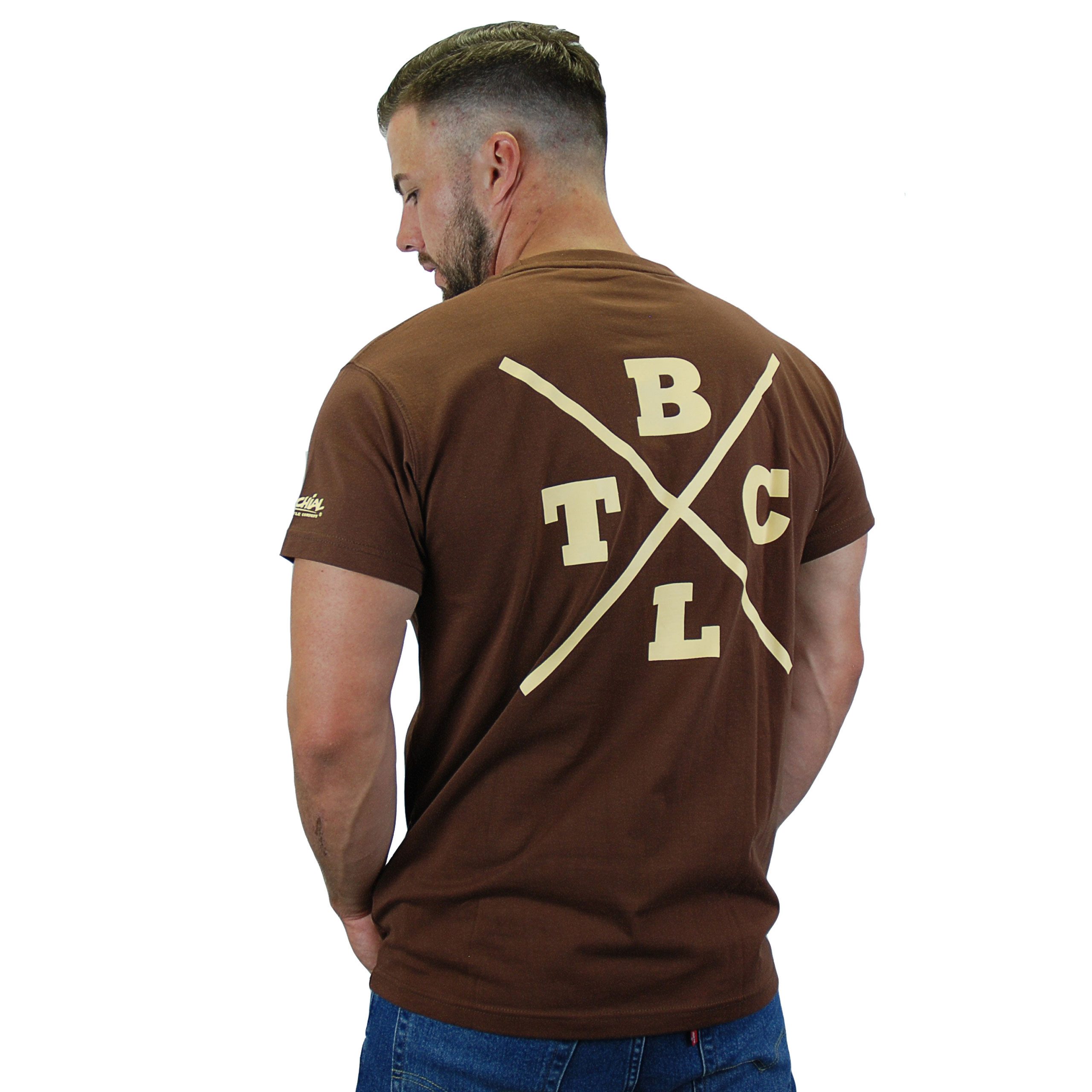 BRACHIAL THE LIFESTYLE COMPANY T-Shirt Brachial T-Shirt "Beach" braun 2XL günstig online kaufen