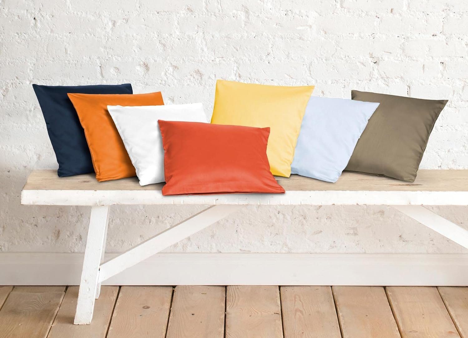 sleepling Kissenhülle Satin Kissenbezug, feinster Mako-Satin, viele Farben und Größen, Qualität Made in EU – Bild 5 von 5