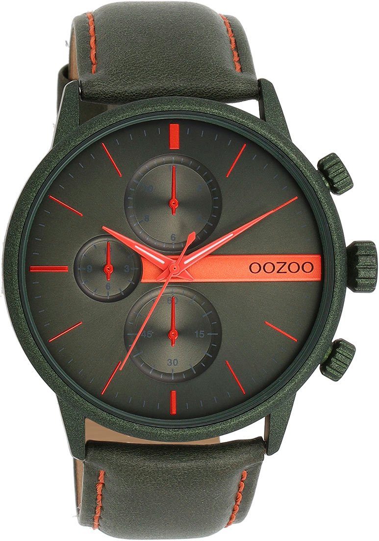OOZOO Quarzuhr C11227, Armbanduhr, Herrenuhr, Lederarmband, günstig online kaufen