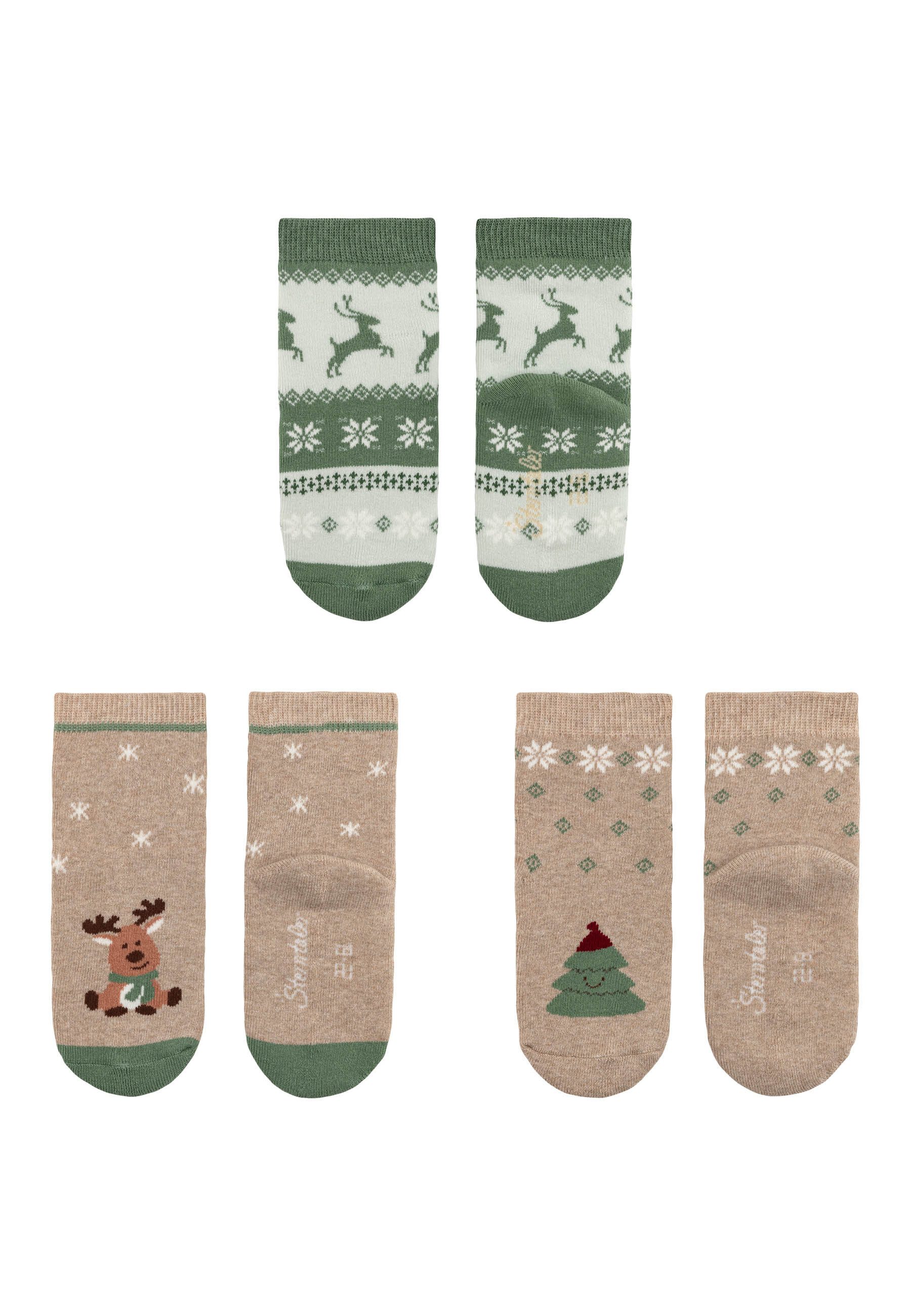 Sterntaler® Feinsöckchen Socken 3er Pack Weihnachten günstig online kaufen