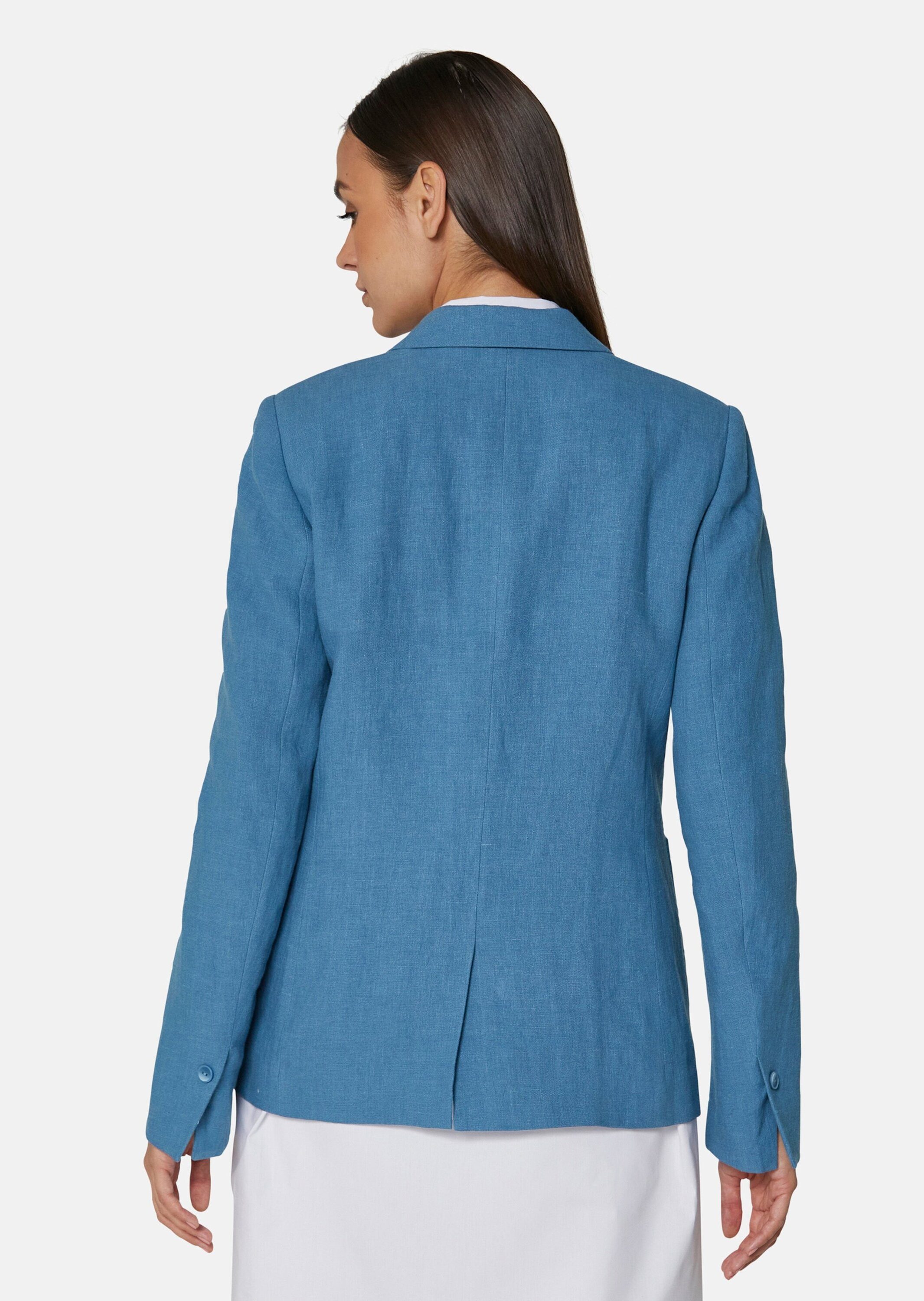 MADELEINE Kurzblazer Leinenblazer in Boxy-Form