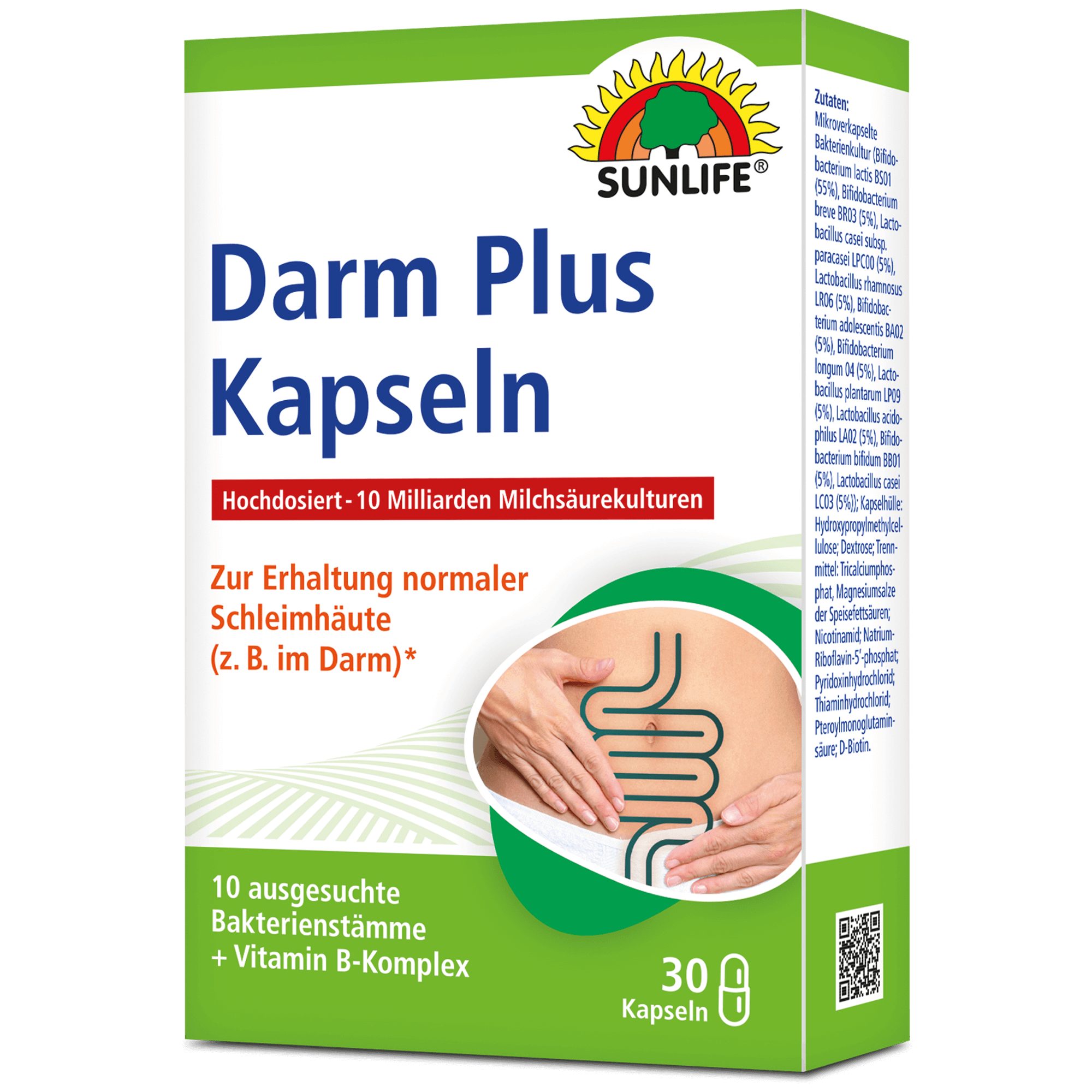 SUNLIFE® Darm Plus Kapseln – Darmflora & Darmgesundheit Kapsel
