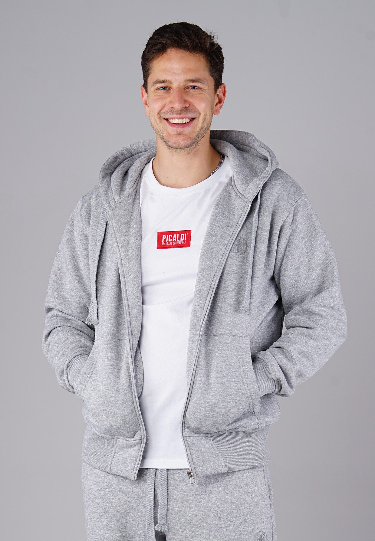 PICALDI Jeans Sweatjacke Zip Hoodie Hustle günstig online kaufen