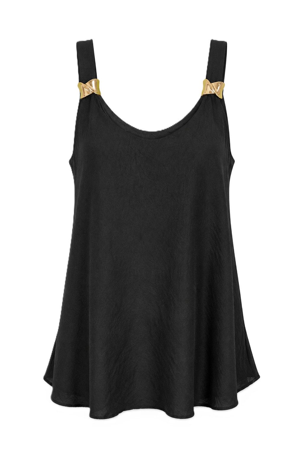 ITALY VIBES Trägertop - elegantes Ärmelloses Shirt - sommerliches Damen Top ONE SIZE, passend von Größe S bis XL