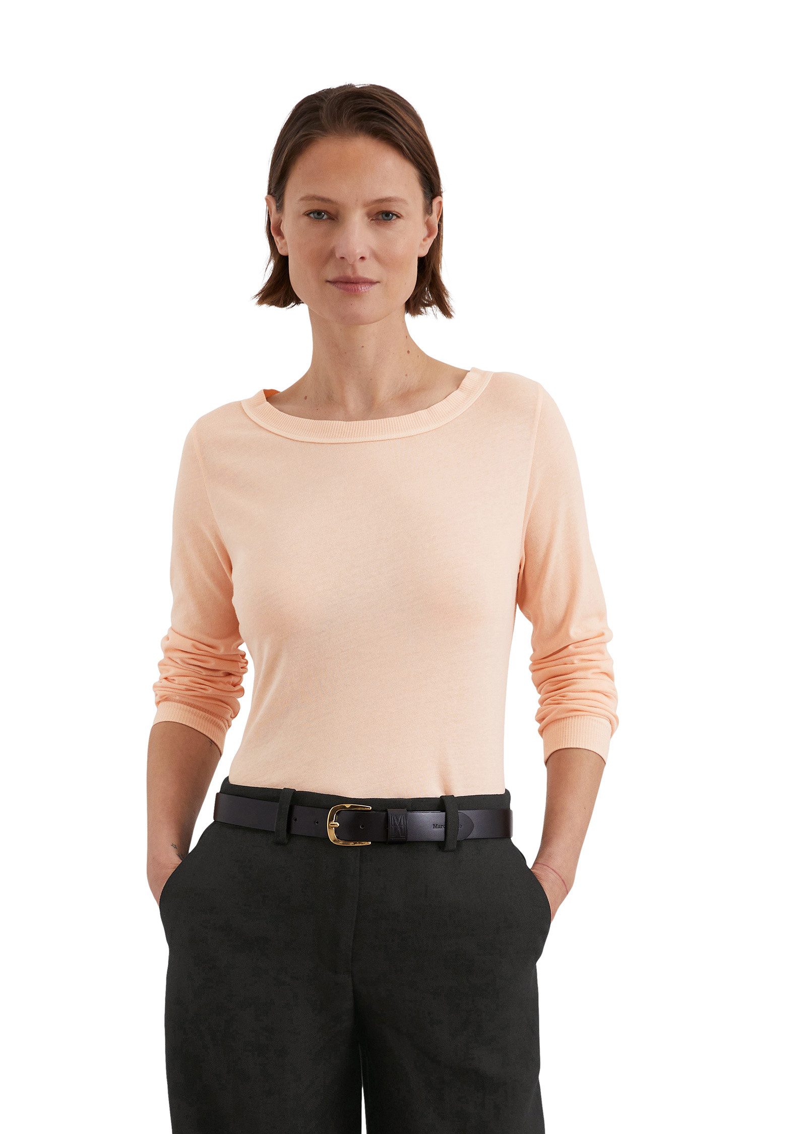 Marc O'Polo Langarmshirt aus Organic Cotton günstig online kaufen