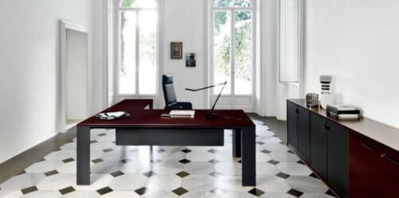 Frezza Eckschreibtisch, Computermöbel Schreibtisch Möbel Tisch JVmoebel Design Italienische