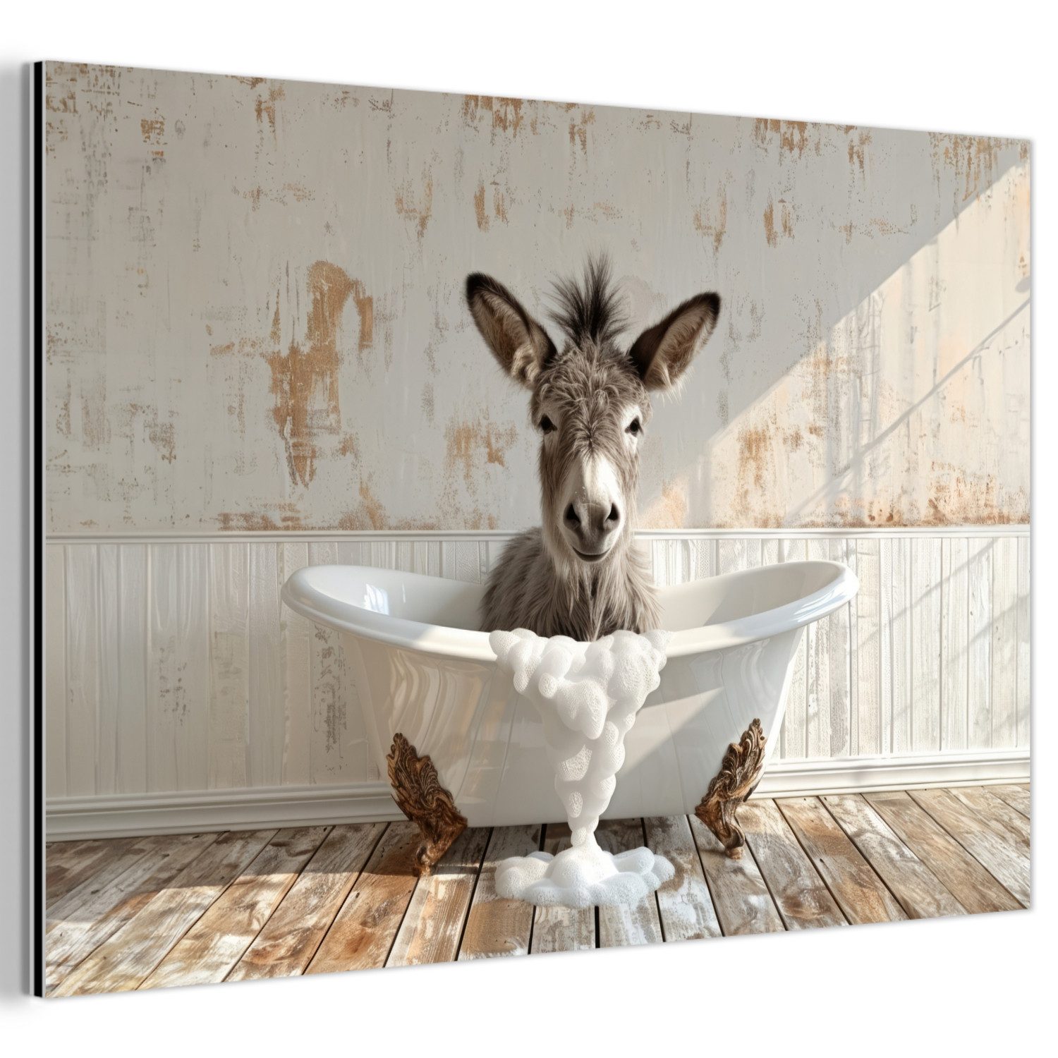 MuchoWow Metallbild Esel - Tiere - günstig online kaufen