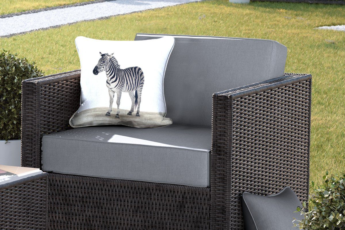 MuchoWow Tiere Mädchen Kissenbezüge, - Dekokissen Zebra Jungen, - Dekokissenbezug, Dekokissen, Outdoor Kinder - Kissenhülle, -