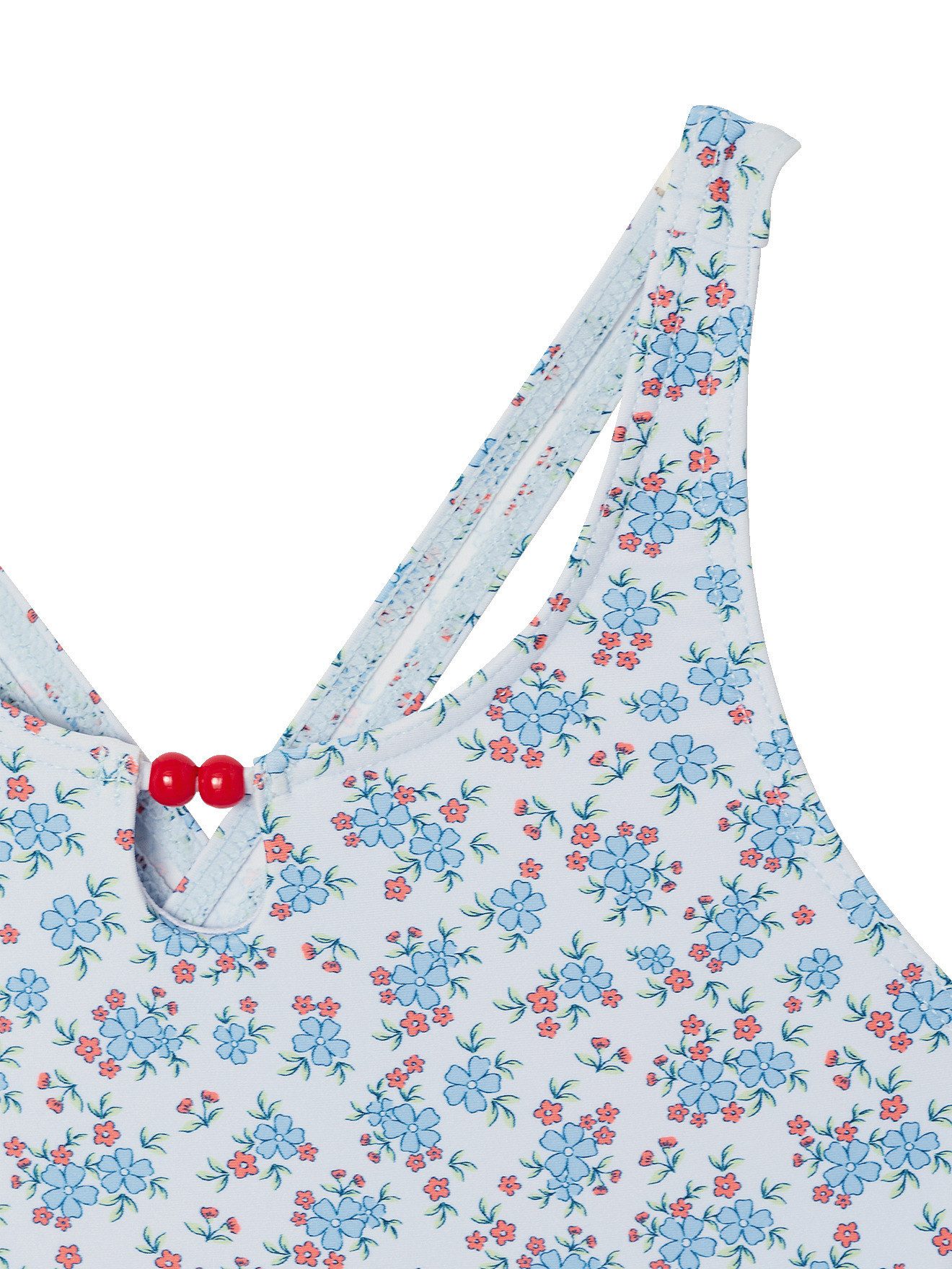 vertbaudet Badeanzug Badeanzug Retro-Look mit Blumen Mädchen