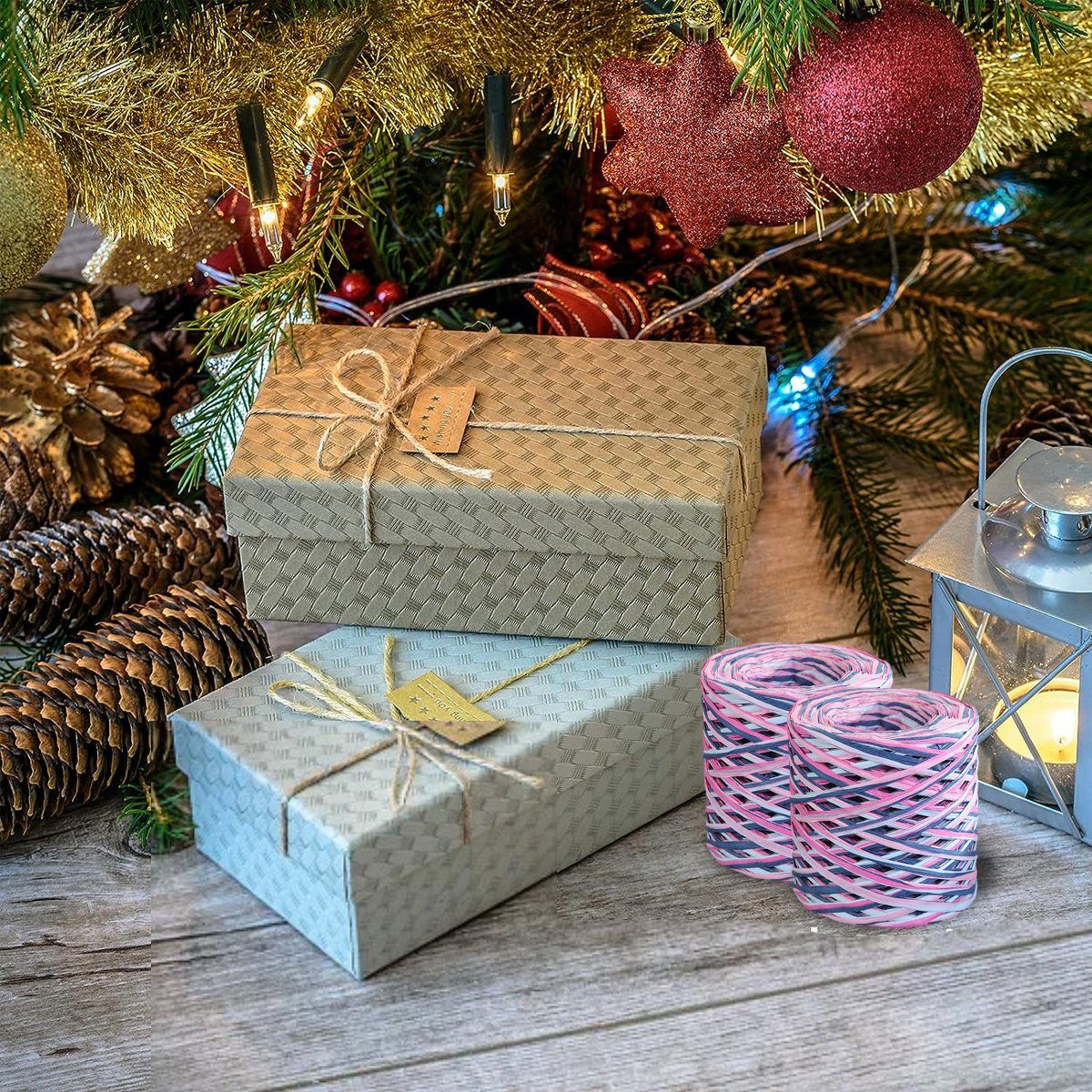 Von Häkeln,Verpackung,DIY Verpacken Jormftte Geschenken,Zum Bastband Geschenkband Zum Rot1