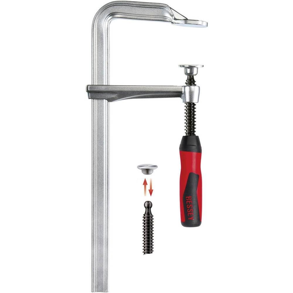 Bessey Schraubzwinge Ganzstahl-Schraubzwinge GZ-2K 120/60 GZ12-2K