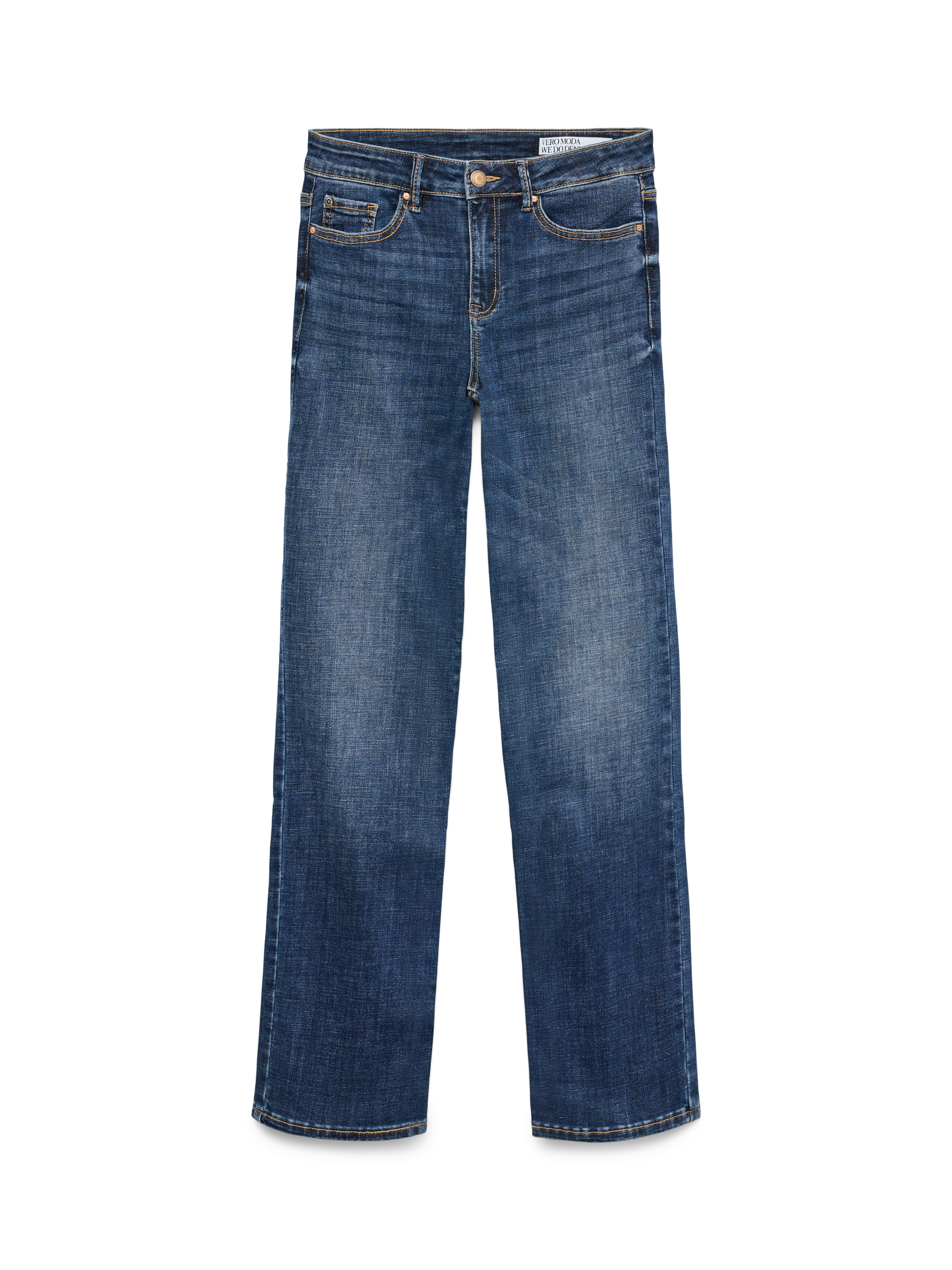 VERO MODA Women's Jeans Vmflash Mr Straight Jeans VERO MODA Women's Jeans Vmflash Mr Straight Jeans