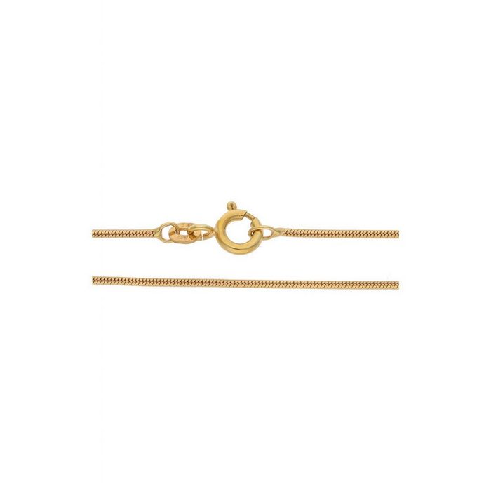 JuwelmaLux Goldkette Halskette Roségold Schlangenkette 42 cm (1-tlg) Damen Goldkette Roségold 585/000 inkl. Schmuckschachtel AN11051