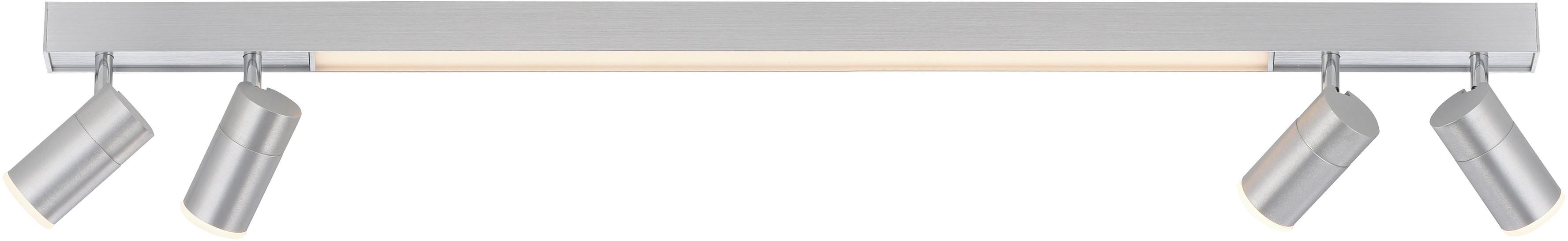 Neuhaus PURE LED Deckenleuchte PURE Lines Spot, CCT - über Fernbedienung, LED fest integriert, warmweiß - kaltweiß, Spots dreh- & schwenkbar, CCT, dimmbar per Fernbedienung