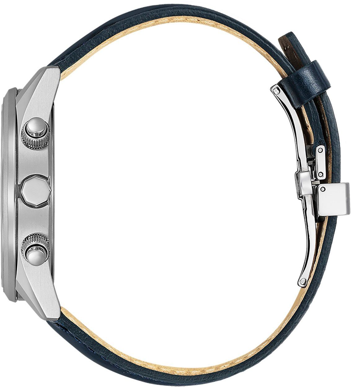 Citizen Funk-Multifunktionsuhr AT8260-18A, Armbanduhr, Herrenuhr, Solar, Lederarmband, Saphirglas, Datum