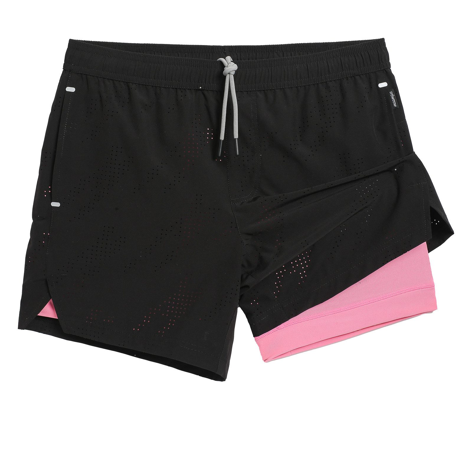 MaaMgic Laufshorts Herren 2-in-1 atmungsaktiv Trainingsshorts Stretch kurz Sporthose (1-tlg)