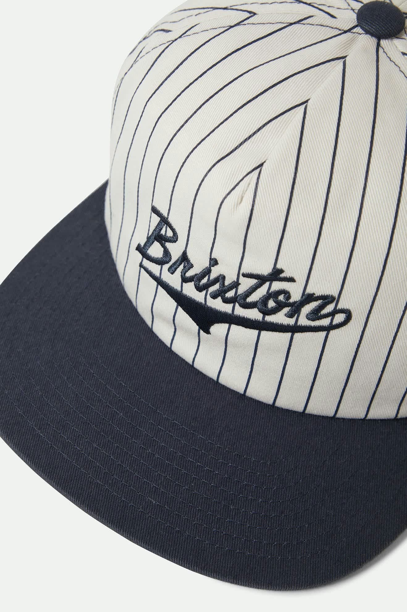 Brixton Snapback Cap - Snapback Cap gestreift - Baseball Cap - ONE SIZE