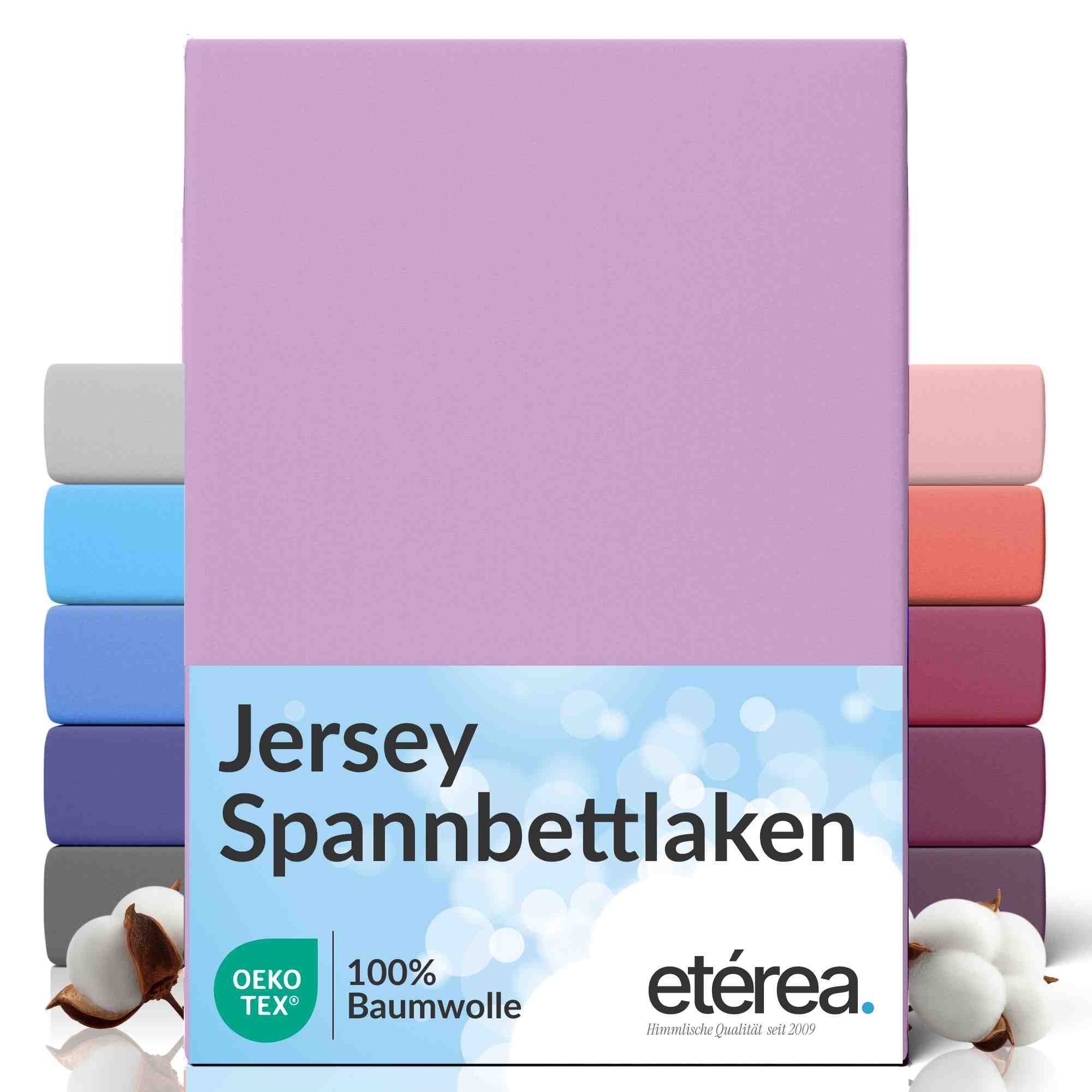 etérea Himmlische Qualität Spannbettlaken etérea Comfort Jersey Spannbettlaken, Jersey, Gummizug: rundum, (1 Stück)
