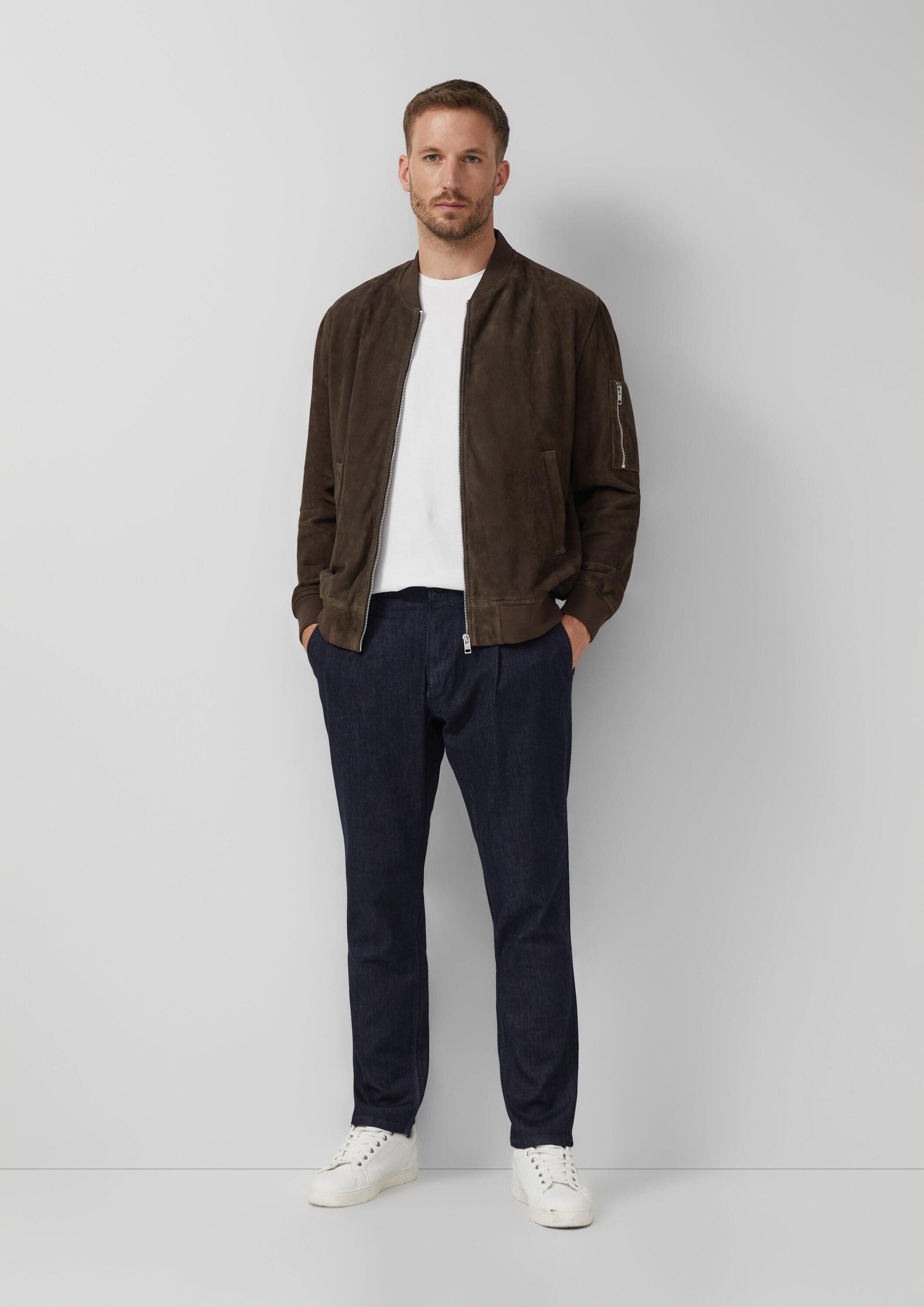 s.Oliver Kurzarmshirt T-Shirt T-Shirt aus Baumwollstretch