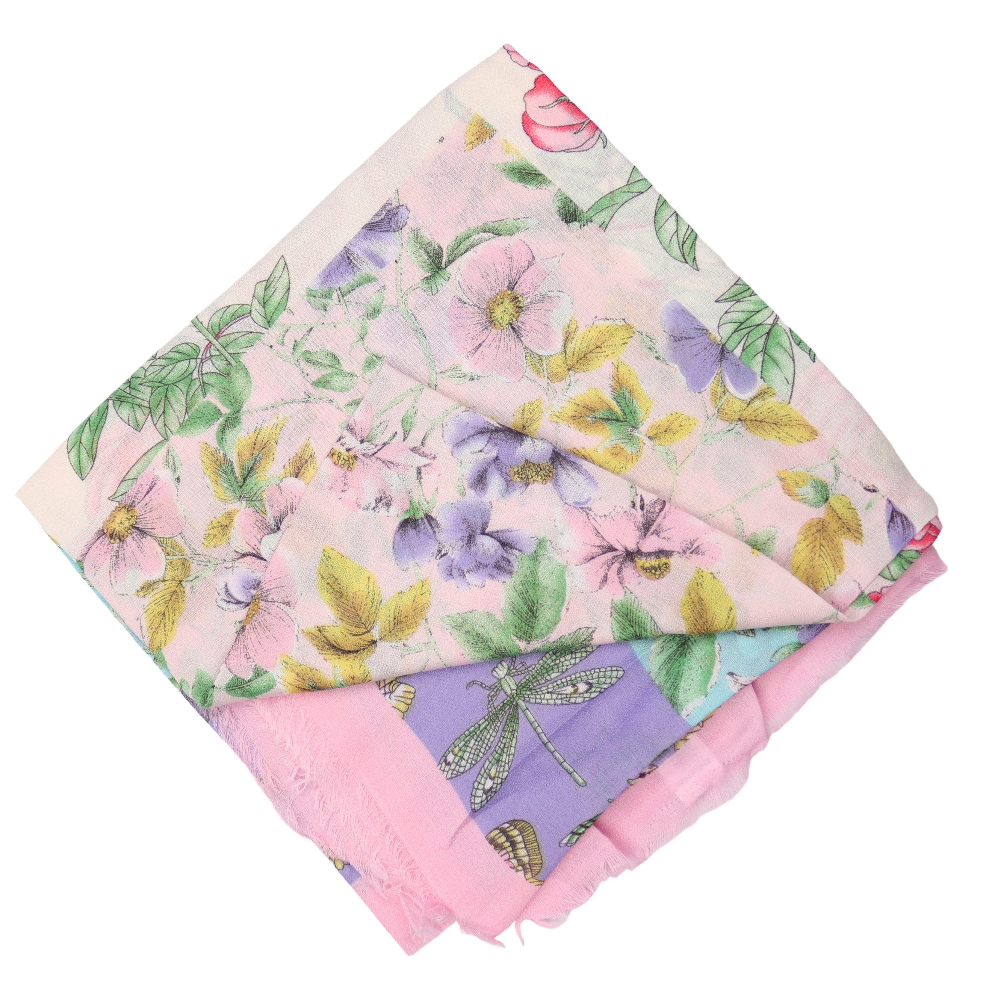 MIRROSI Dreieckstuch weicher Quadratisches Tuch 130x130cm leicht Frühling Sommer, (Neue Kollektion Frühling/Sommer 2026), Trendiges Desgin, leicht und weich