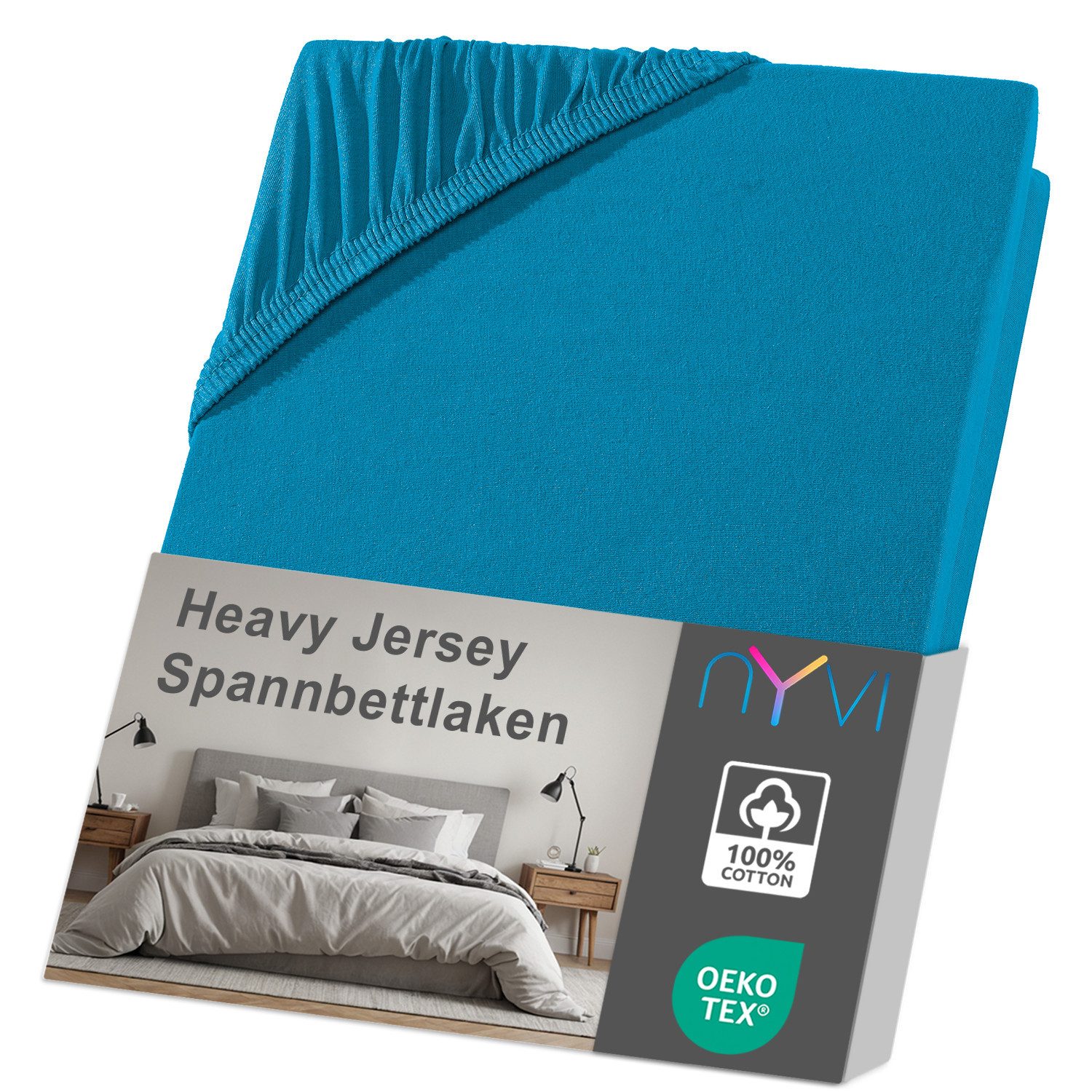 NYVI Spannbettlaken Spannbettlaken DreamScience Heavy Jersey günstig online kaufen