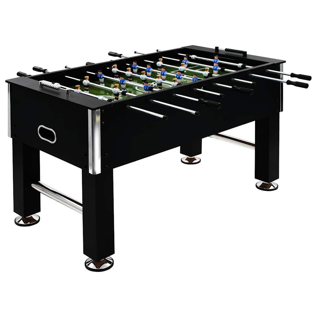 vidaXL Kickertisch Kickertisch Stahl 60 kg 140 x 74,5 x 87,5 cm Schwarz