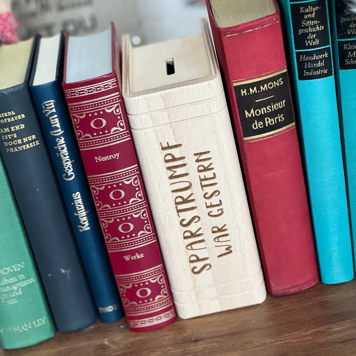 Spruchreif® Spardose Spardose in Buchform mit günstig online kaufen